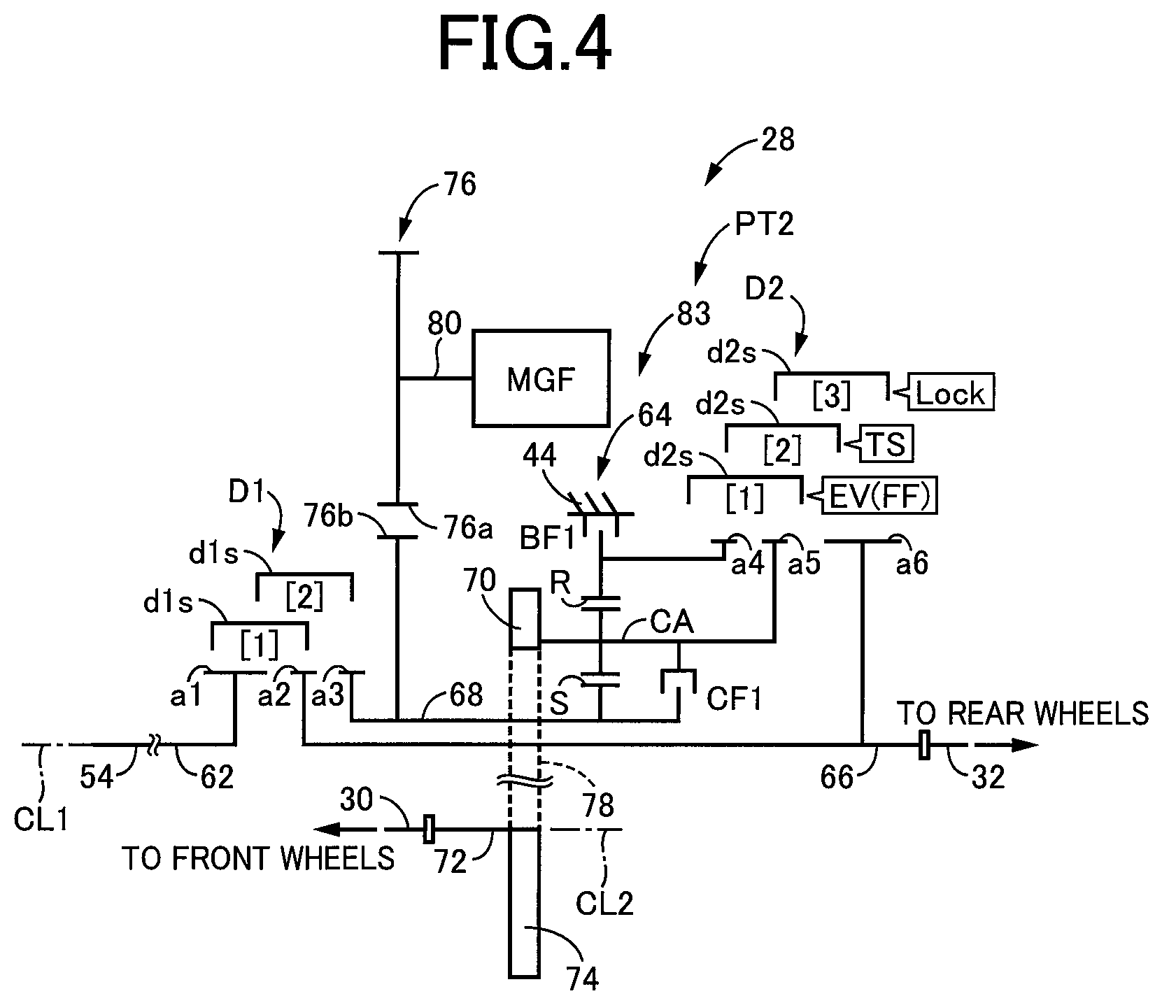 Patent US12157364 Figure 4 – Driving apparatus for vehicle