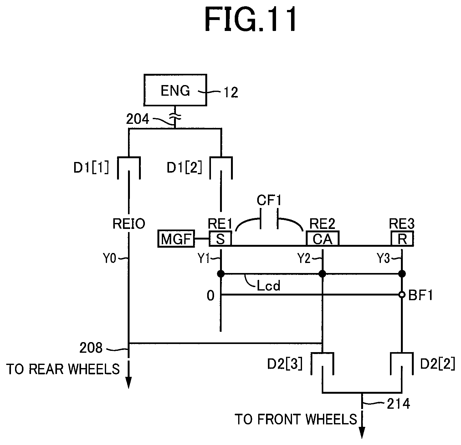 Patent US12157364 Figure 11 – Driving apparatus for vehicle