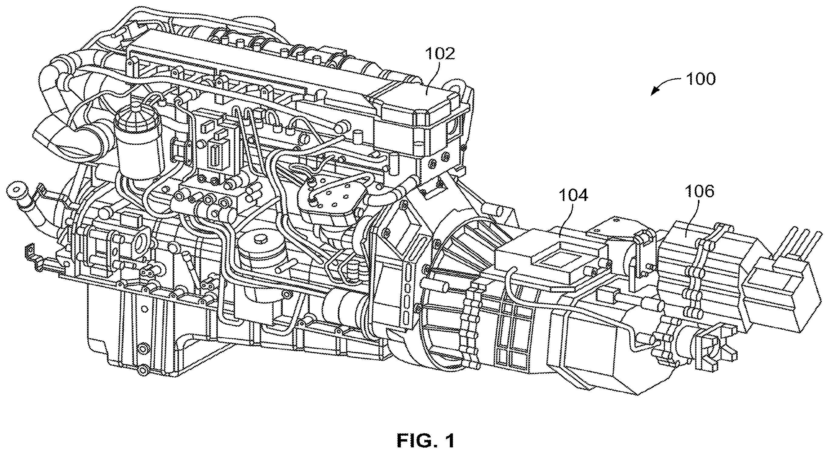 Patent US12157369 — Transmission-mounted combined energy recovery drive — Figure 1