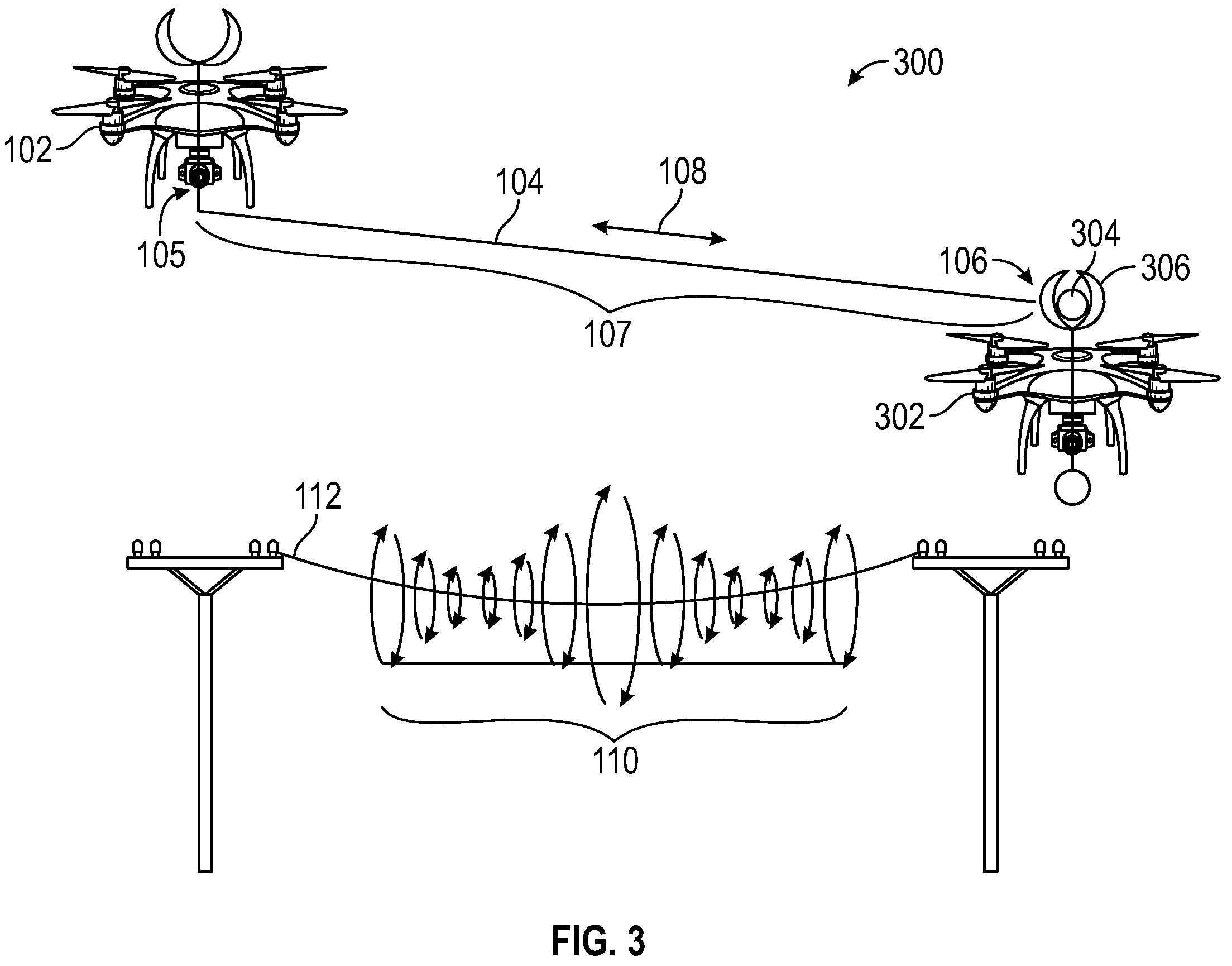 Patent US12157371 Figure 3 – Aerial drone highway