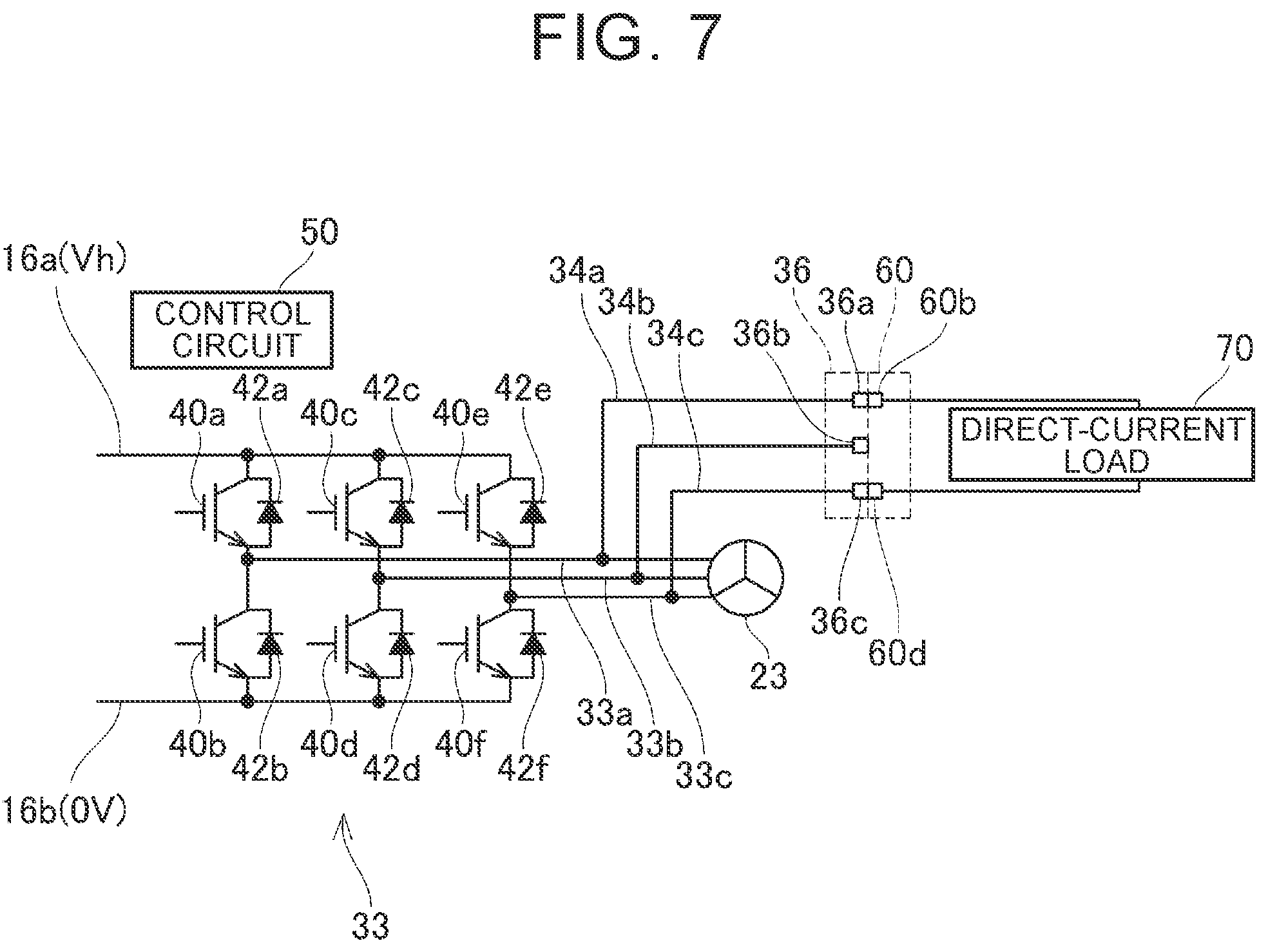 Patent US12157372 Figure 6 – Vehicle comprising changeover device and output connector for supplying different voltage types