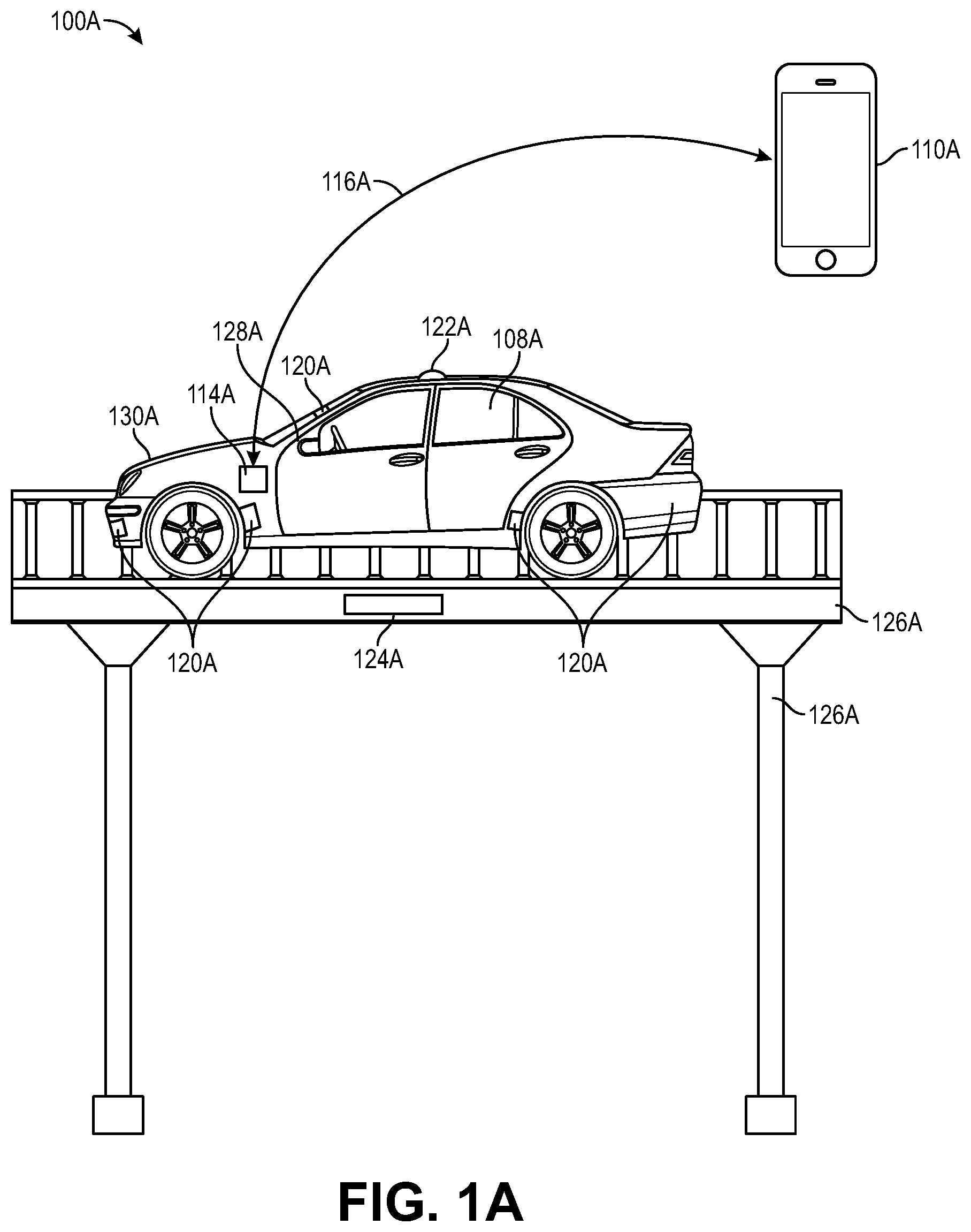 Patent US12157379 Figure 1 – Autonomous vehicle for temporarily powering electric vehicles (EVS) on the road