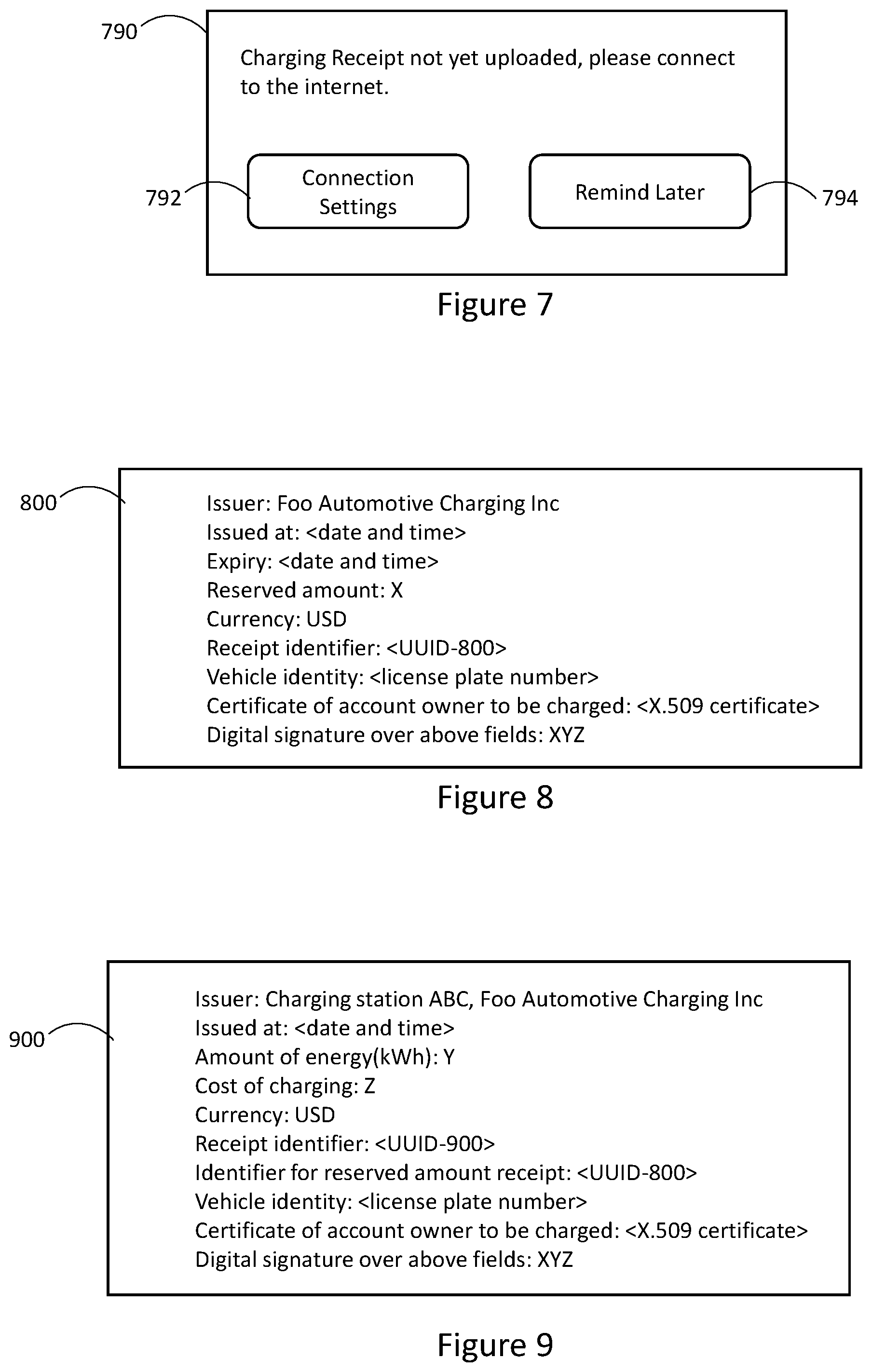 Patent US12157390 Figure 7 – Devices for electric vehicle charge payment