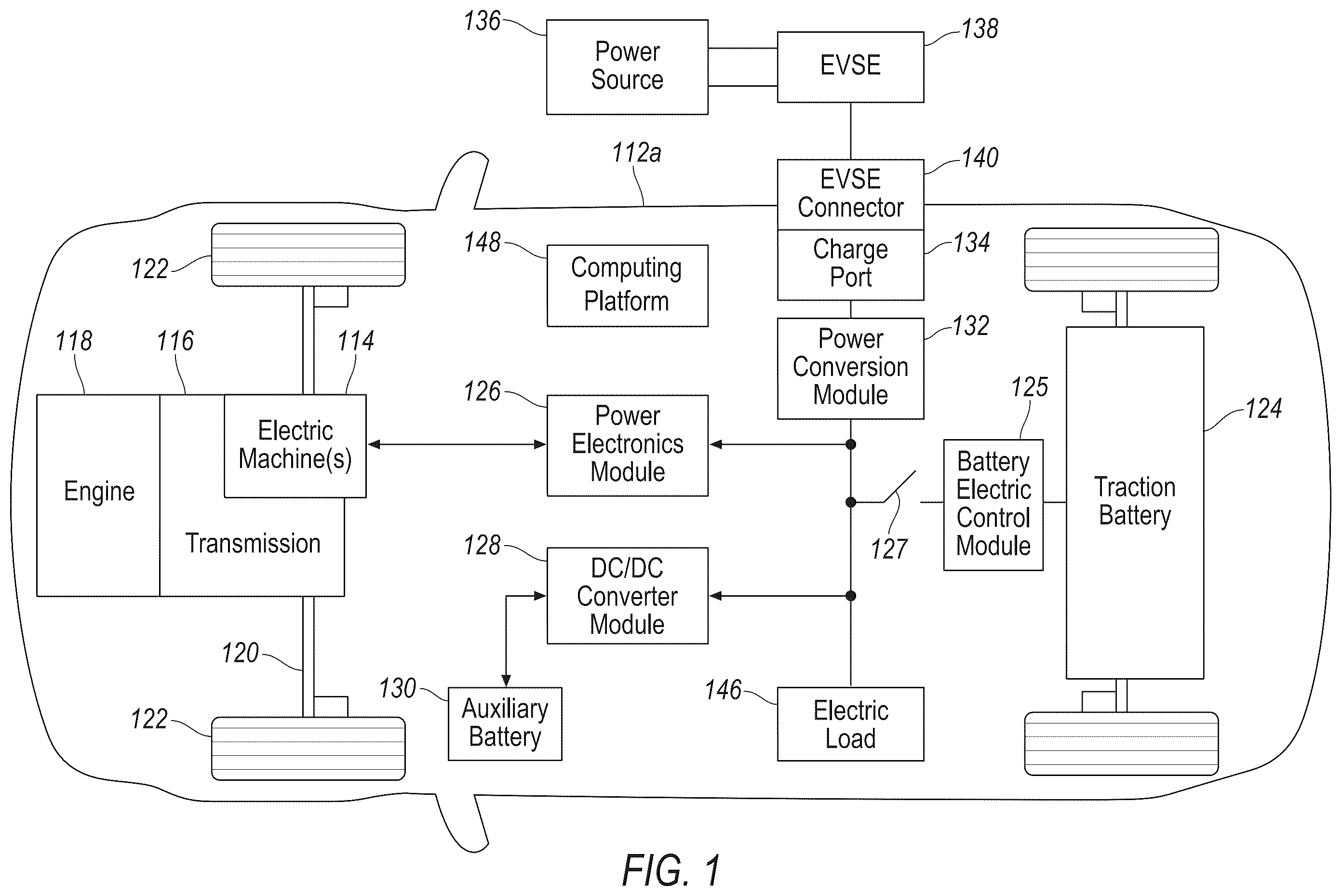 Patent US12157393 Figure 1 – System and method for operating vehicle based on battery health