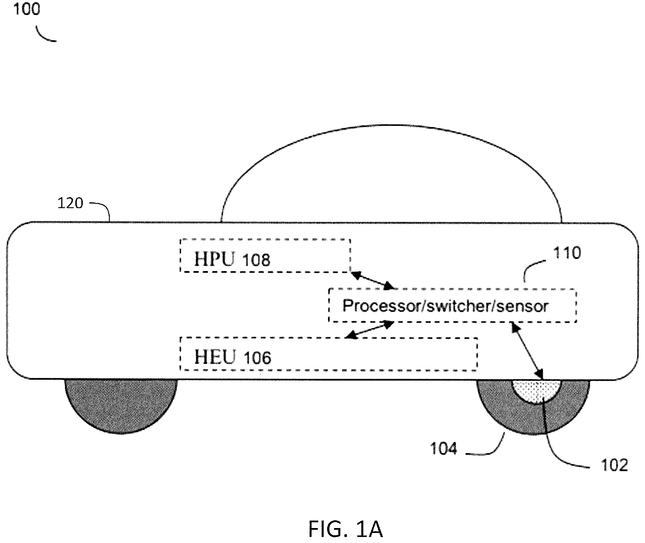 Patent US12157396 Figure 1 – System and method for designing and controlling a dual energy storage system