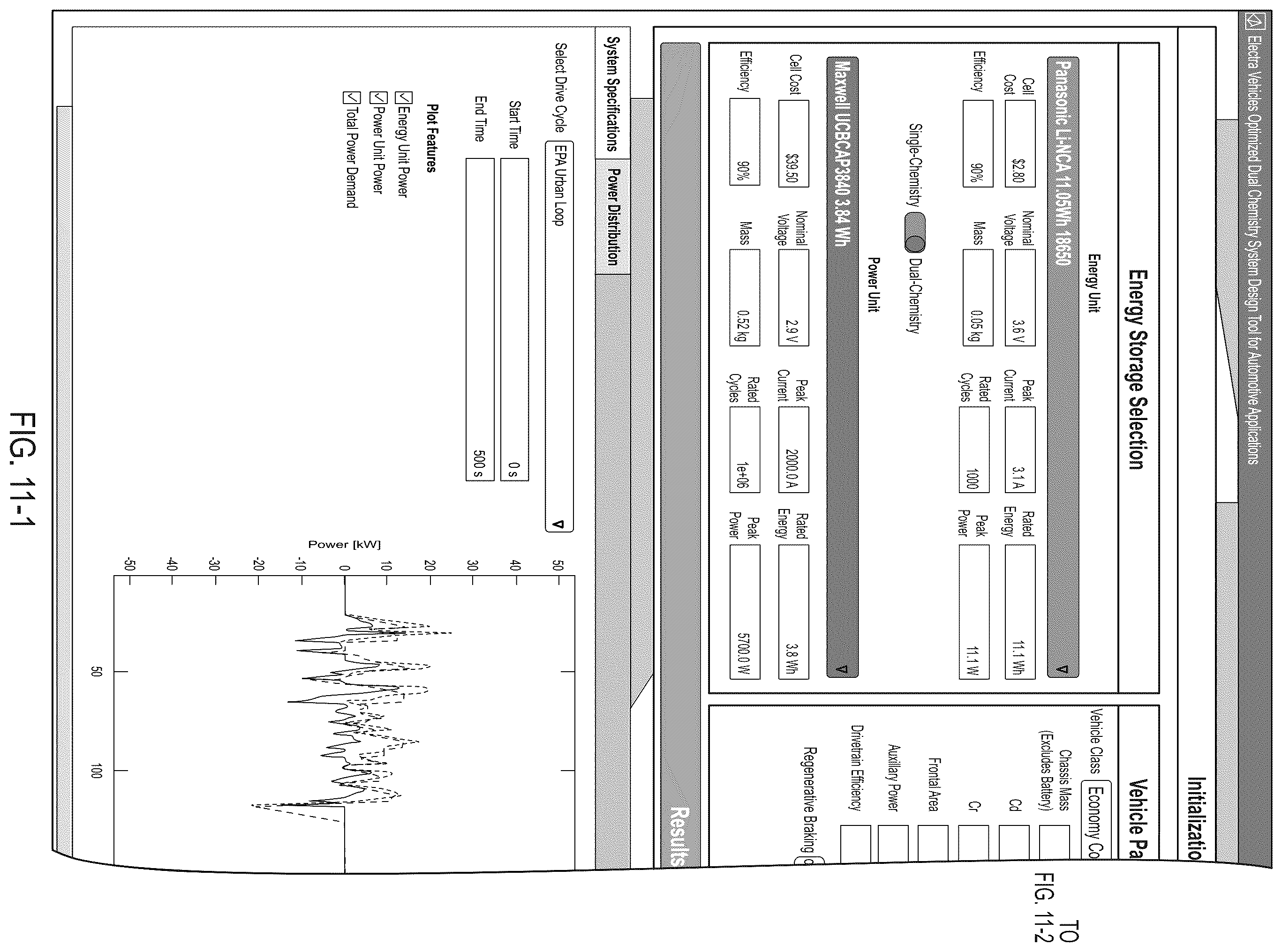 Patent US12157396 Figure 16 – System and method for designing and controlling a dual energy storage system
