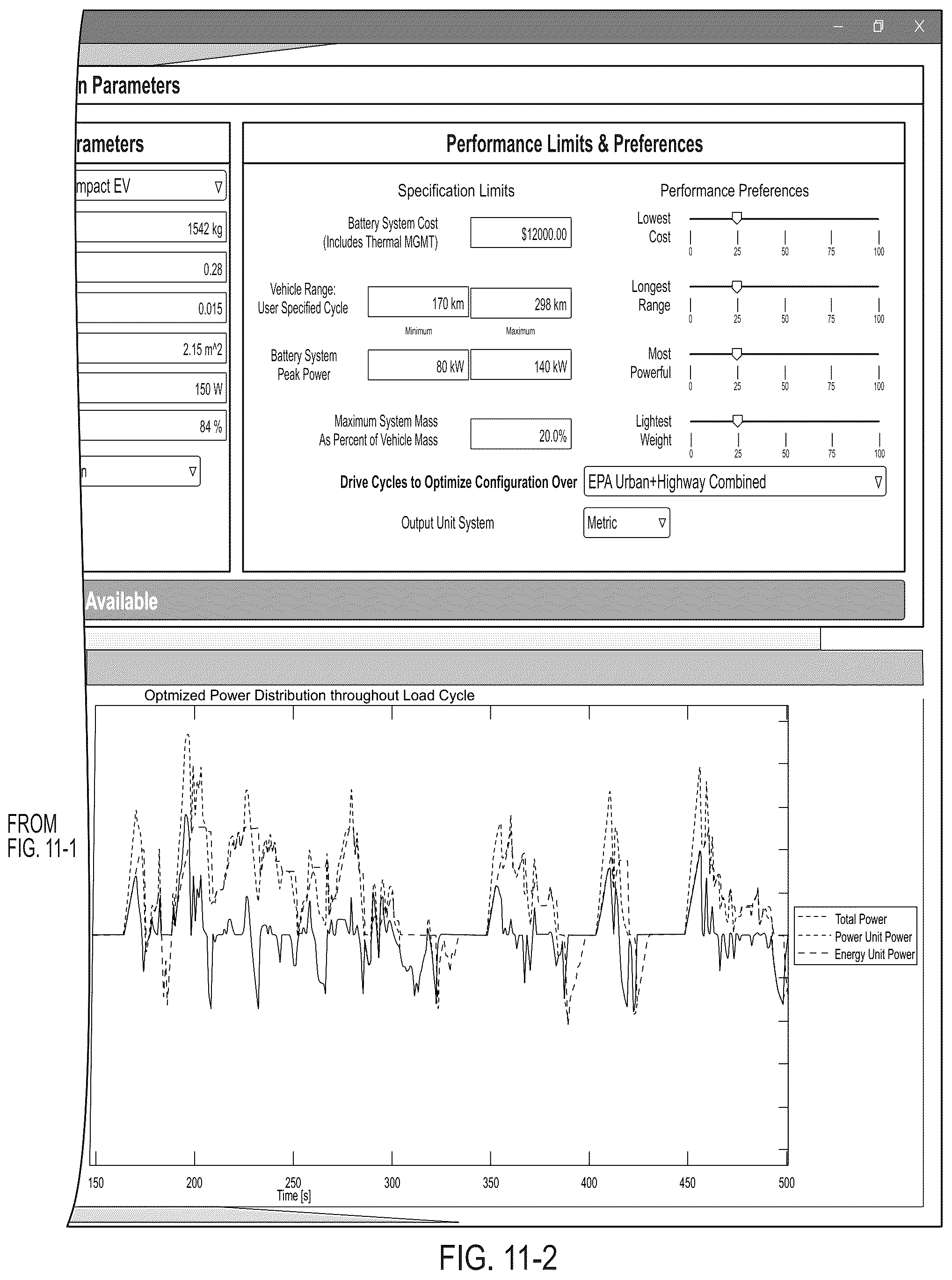Patent US12157396 Figure 17 – System and method for designing and controlling a dual energy storage system