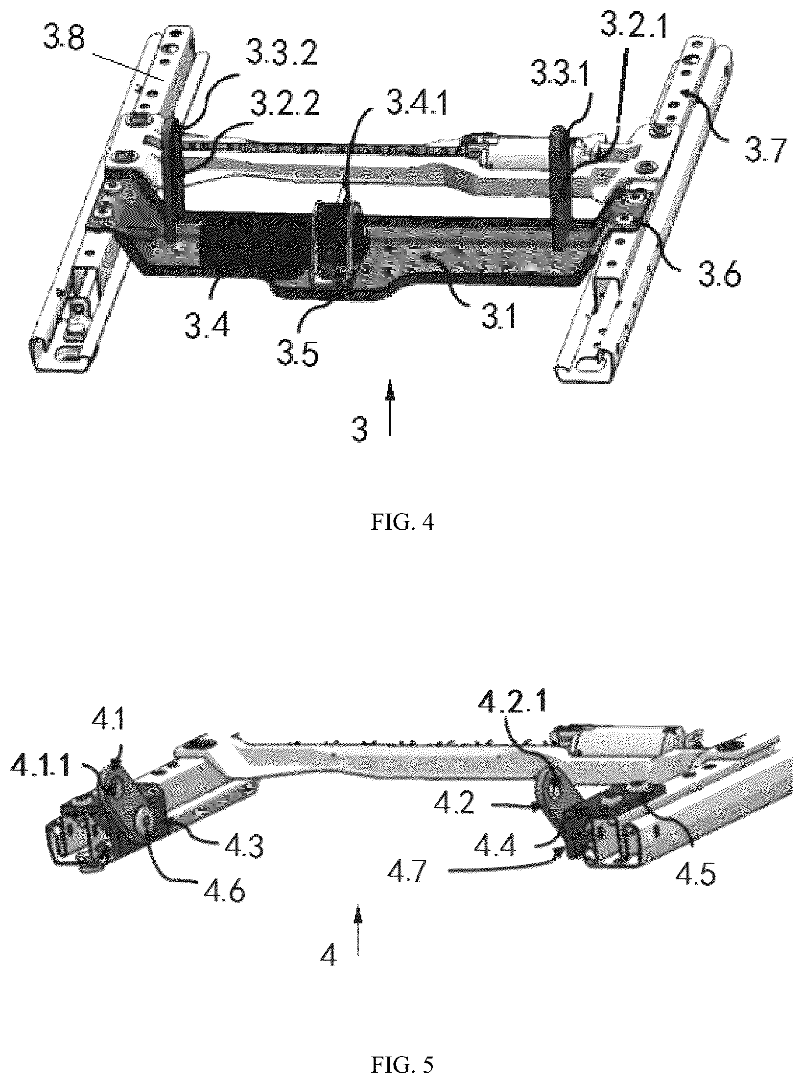 Patent US12157403 Figure 3 – Adjusting apparatus for achieving lying posture in vehicle seat