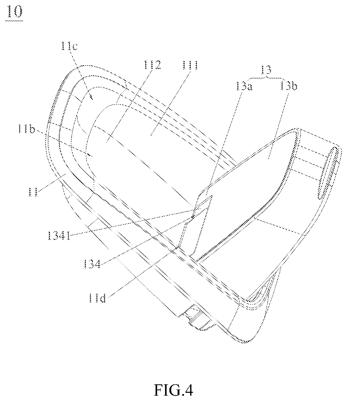 Patent US12157404 Figure 4 – Child safety seat and side impact protection device thereof
