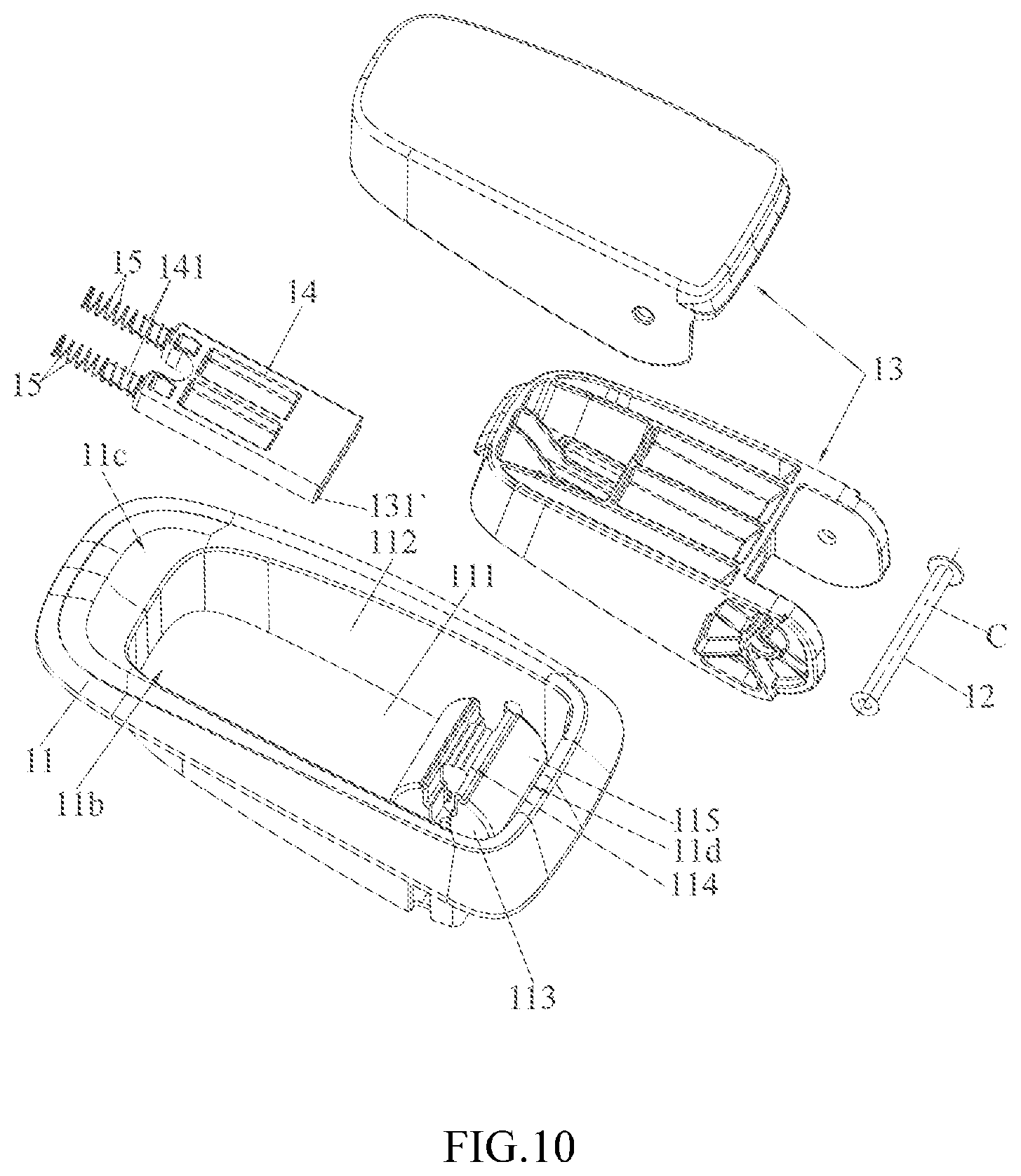 Patent US12157404 Figure 10 – Child safety seat and side impact protection device thereof