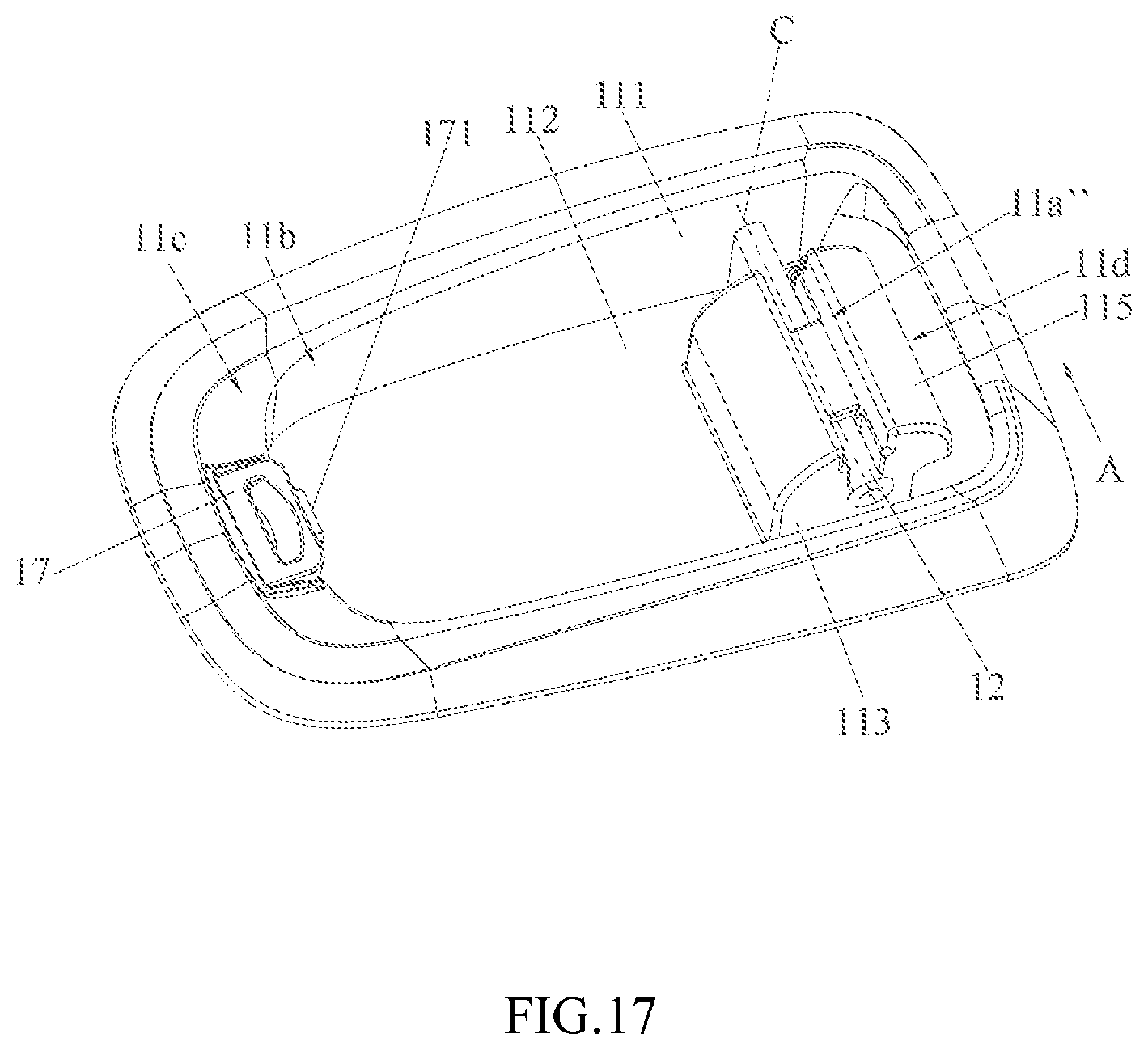 Patent US12157404 Figure 17 – Child safety seat and side impact protection device thereof