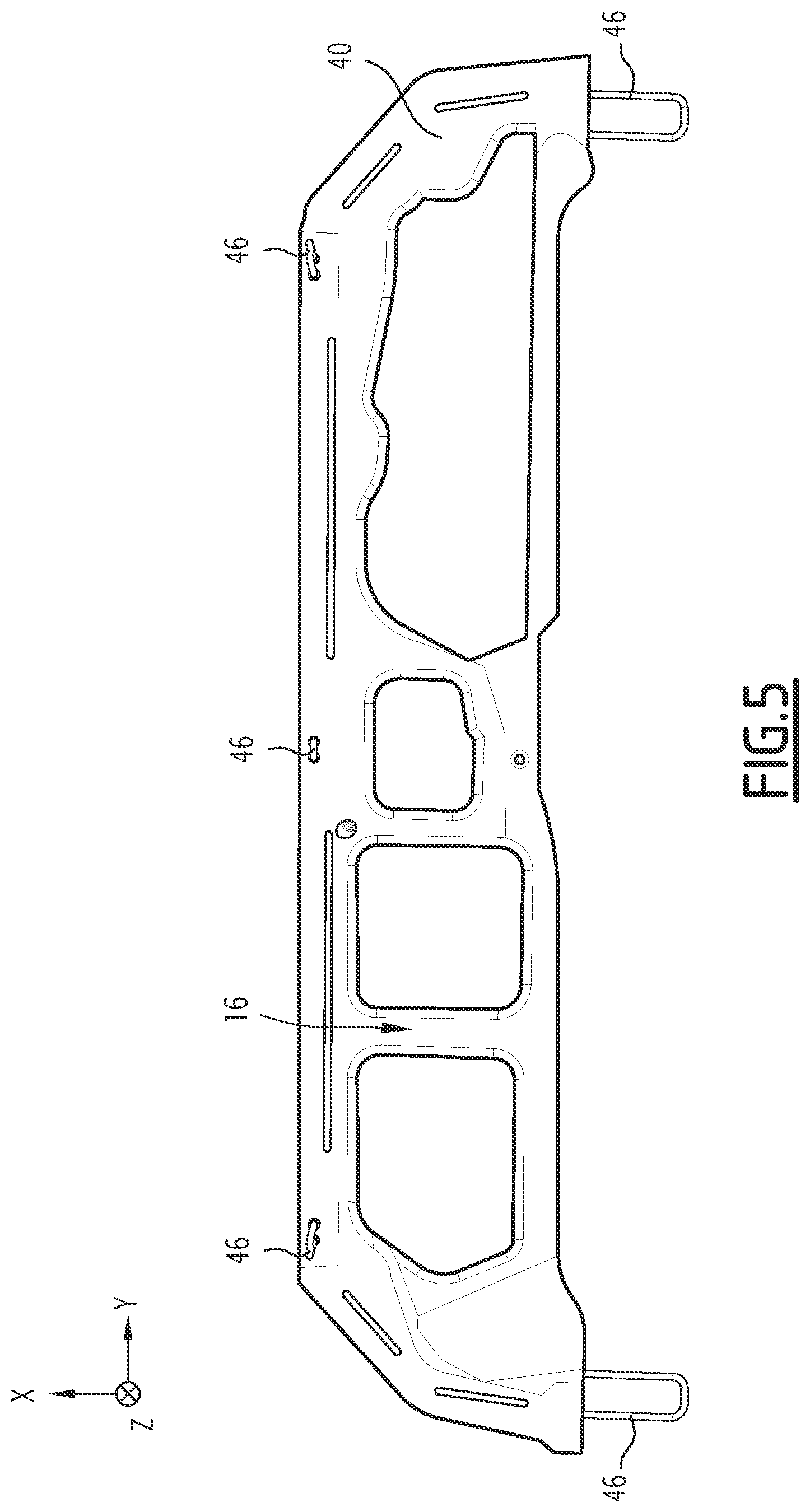 Patent US12157405 Figure 5 – Anti-submarining apparatus for a vehicle
