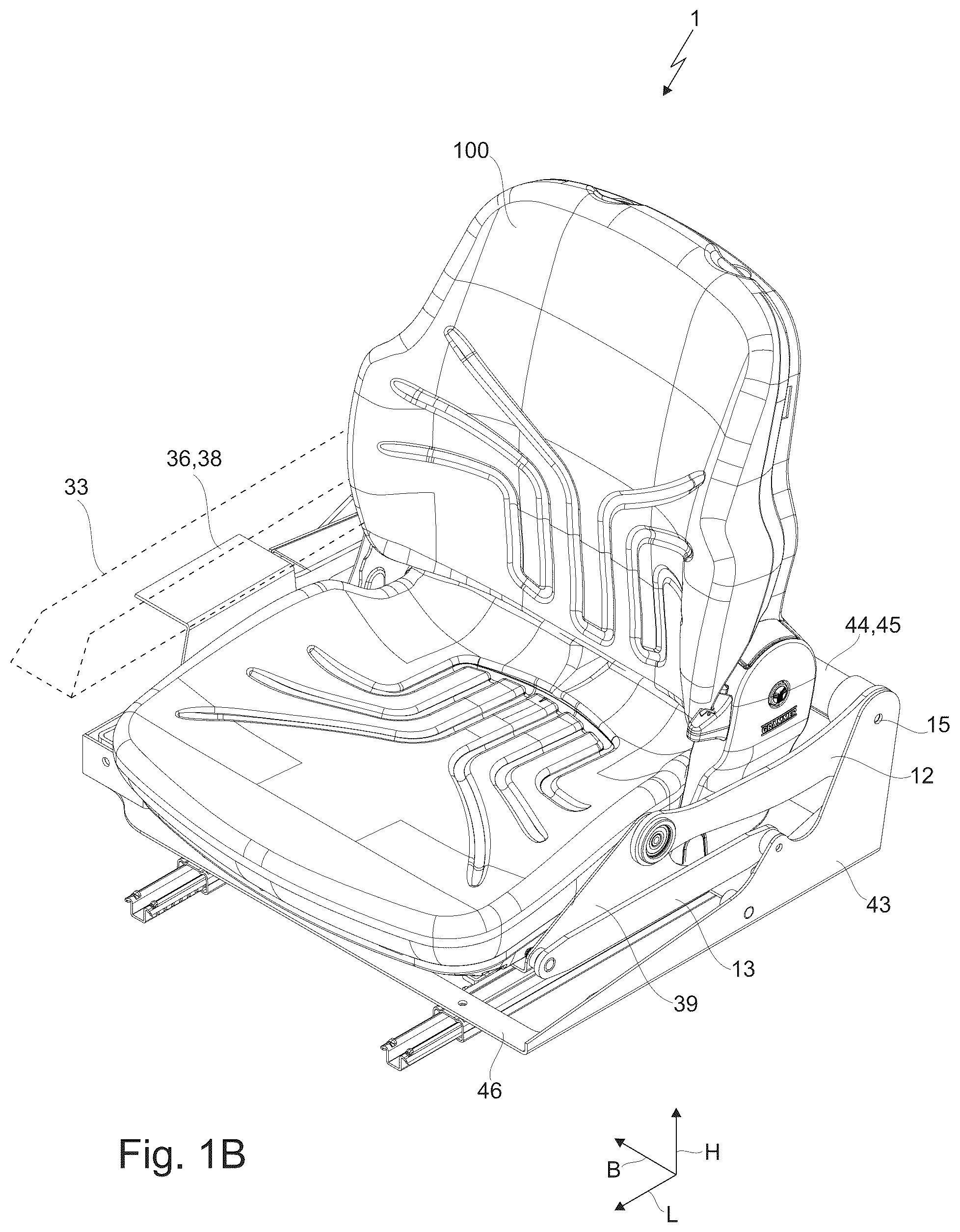 Patent US12157406 Figure 2 – Suspension device