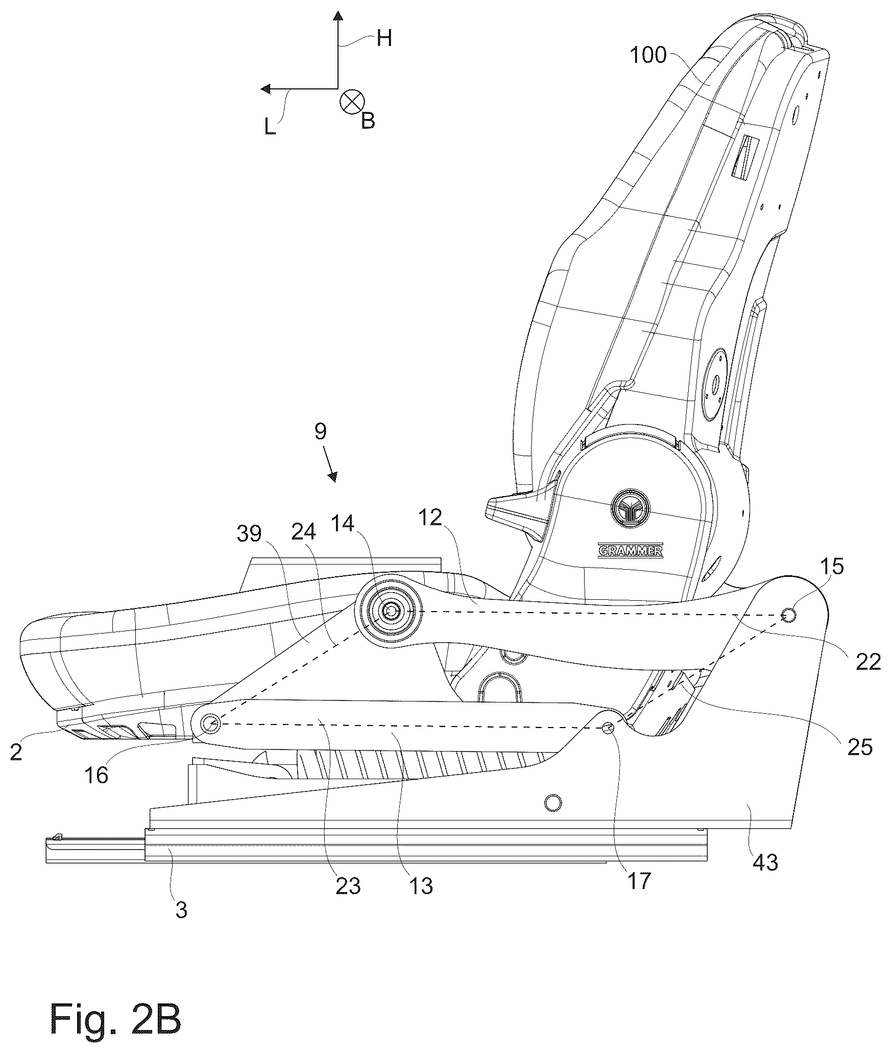 Patent US12157406 Figure 4 – Suspension device