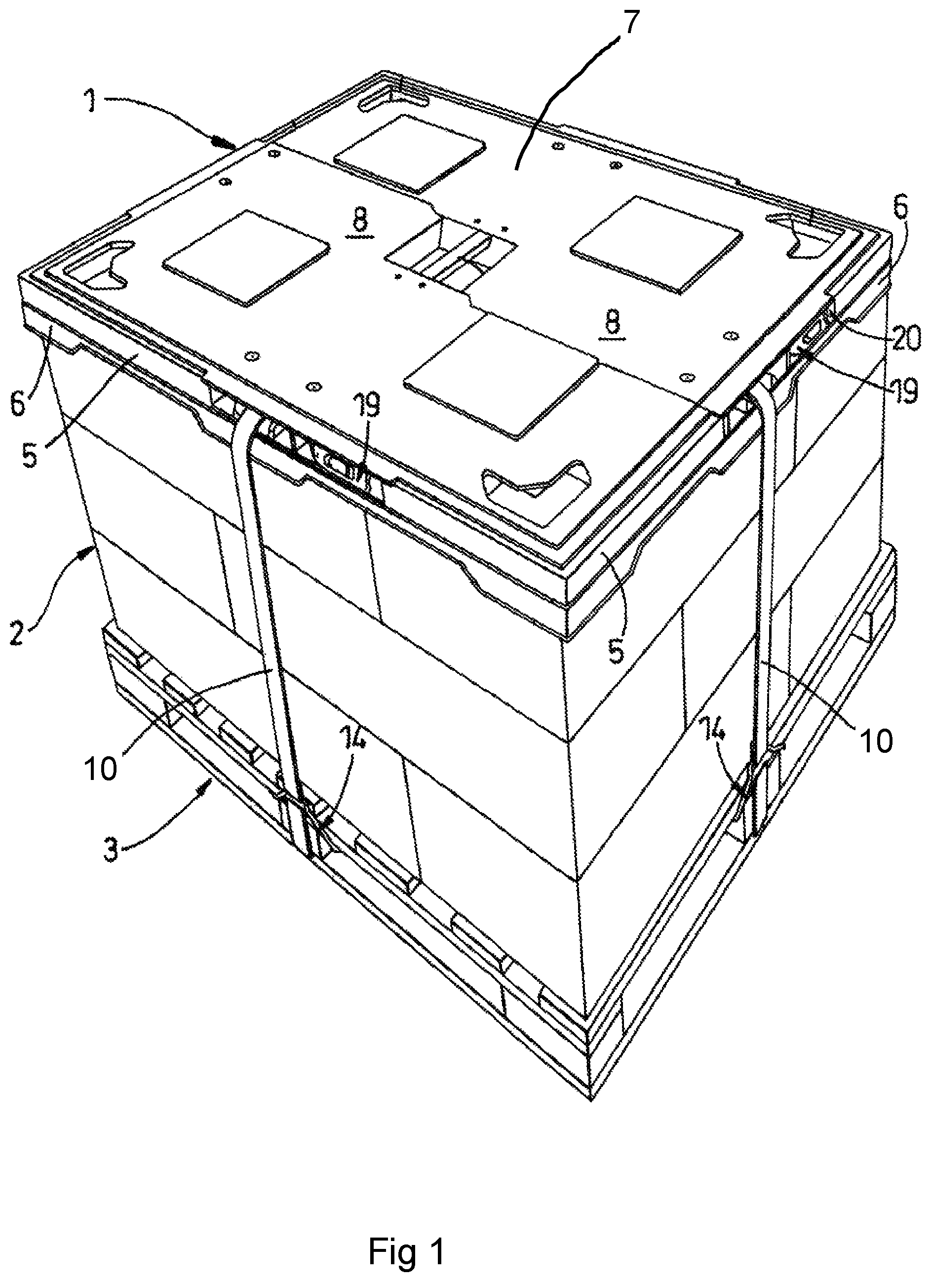 Patent US12157410 — Winding assembly and ratchet spool — Figure 1