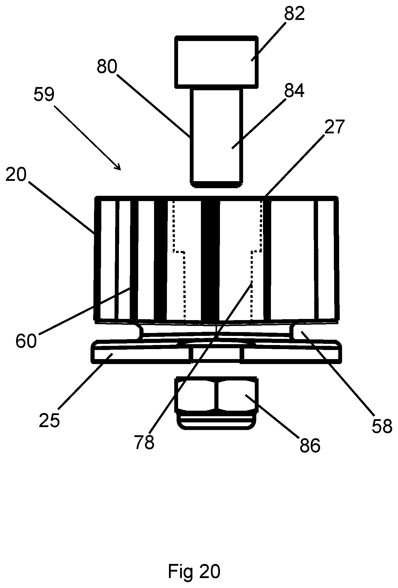 Patent US12157410 Figure 14 – Winding assembly and ratchet spool