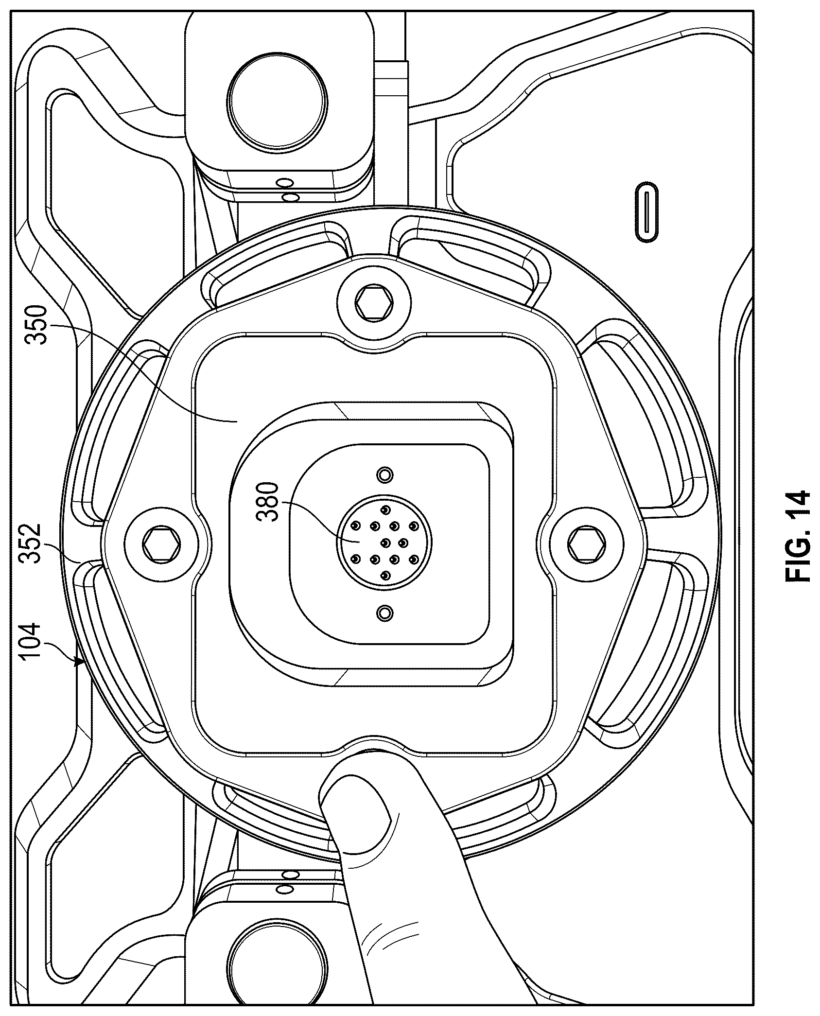 Patent US12157411 Figure 11 – Steering wheel instrument assembly