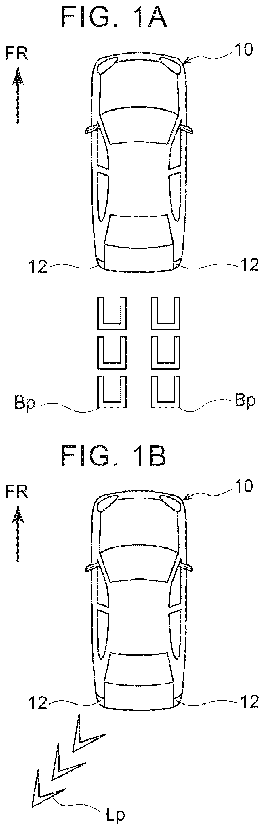 Patent US12157412 Figure 1 – Vehicle display device