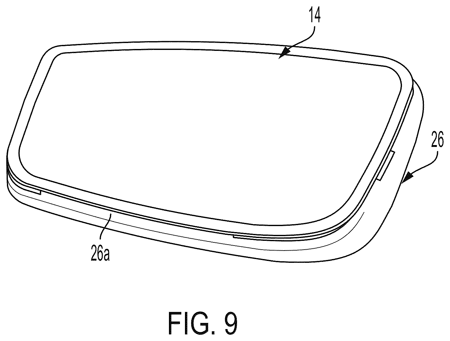 Patent US12157414 Figure 6 – Method for assembling an electrochromic mirror reflective element