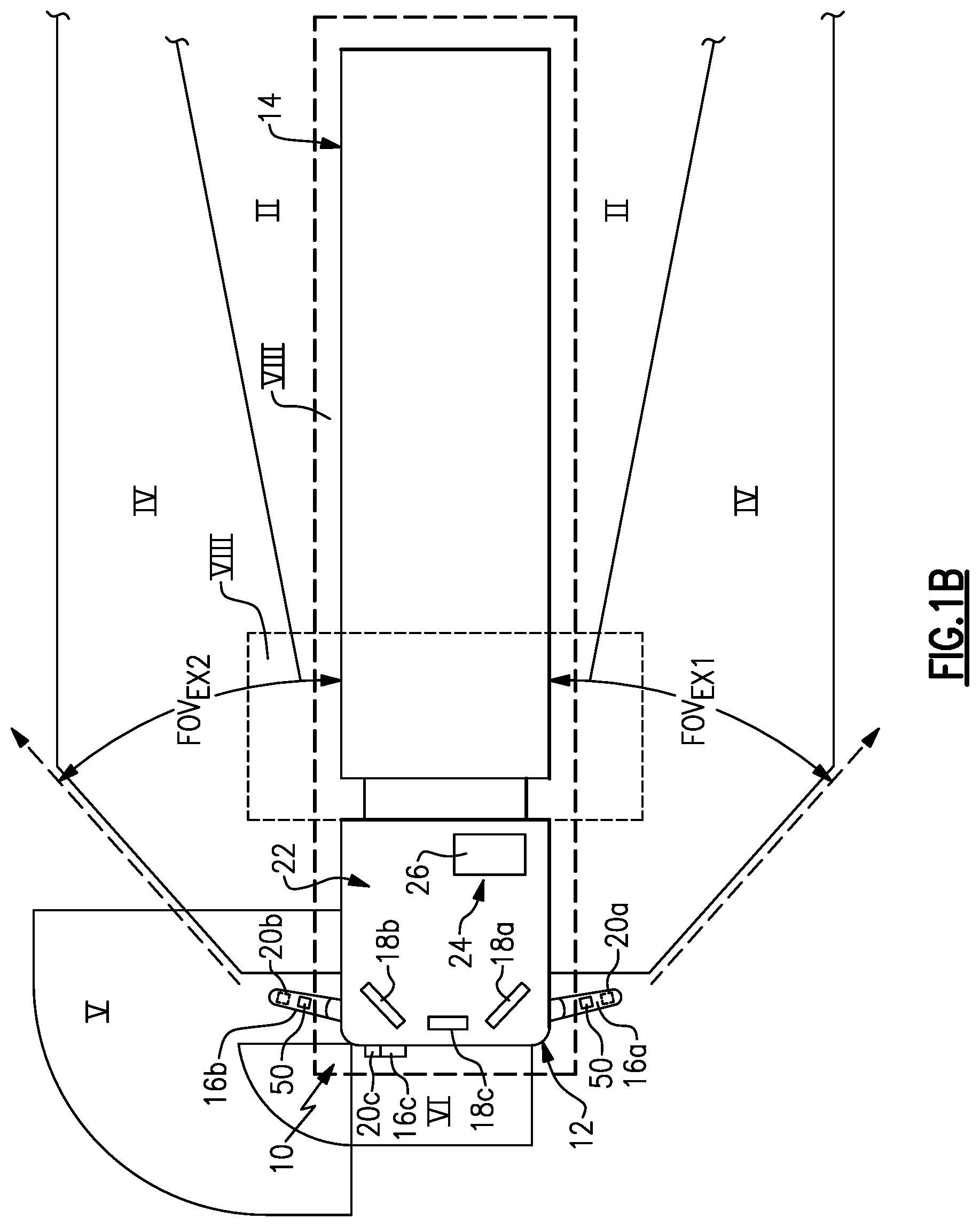 Patent US12157417 Figure 2 – Camera monitor system including integrated range sensor