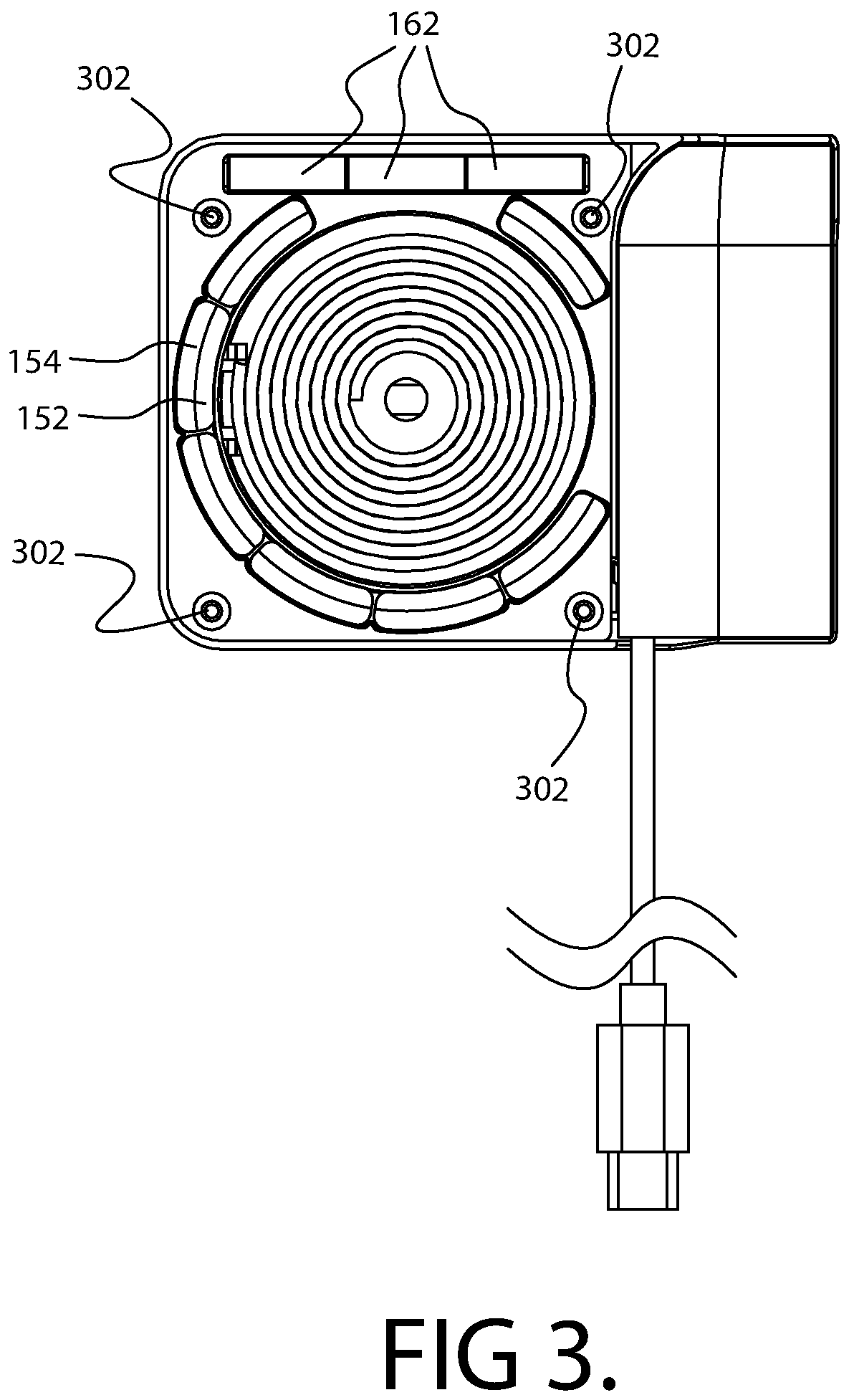 Patent US12157421 Figure 3 – Fixed angle car mount for a mobile device
