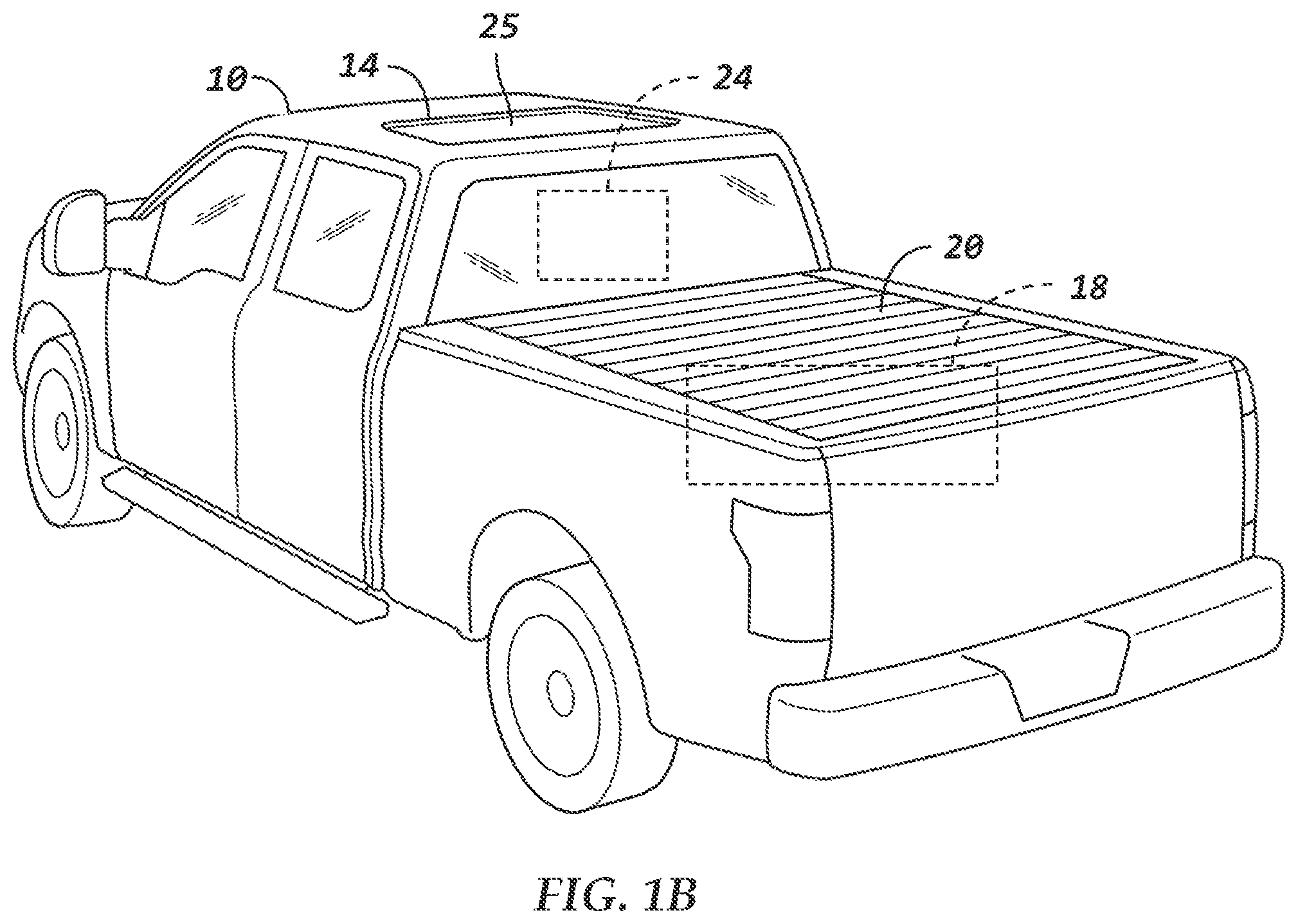 Patent US12157422 Figure 2 – Surveillance platform having a retractable telescoping structure that fully retracts within a vehicle and which has surveillance equipment mounted thereon, and sealing device mounted to the telescoping structure