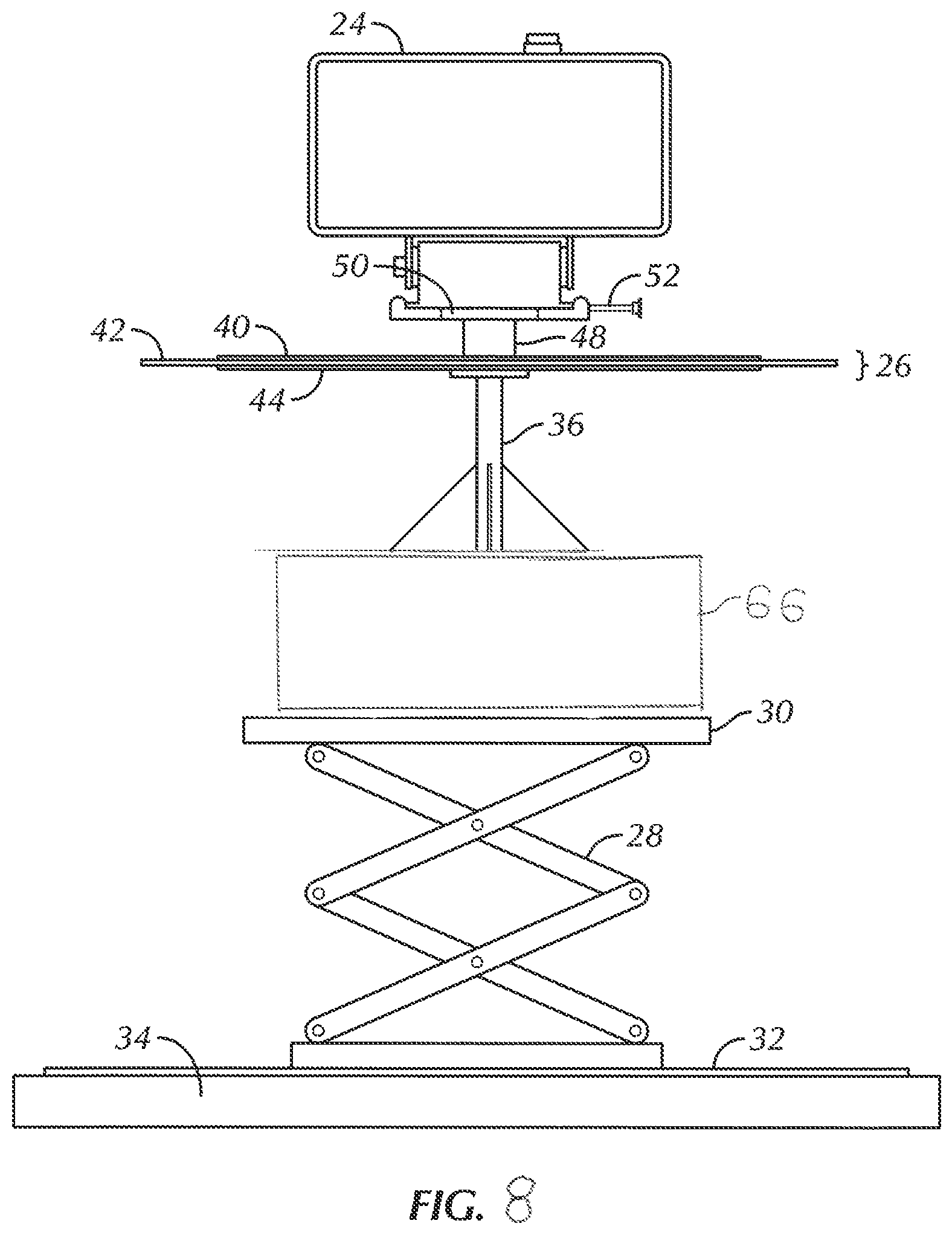 Patent US12157422 Figure 12 – Surveillance platform having a retractable telescoping structure that fully retracts within a vehicle and which has surveillance equipment mounted thereon, and sealing device mounted to the telescoping structure