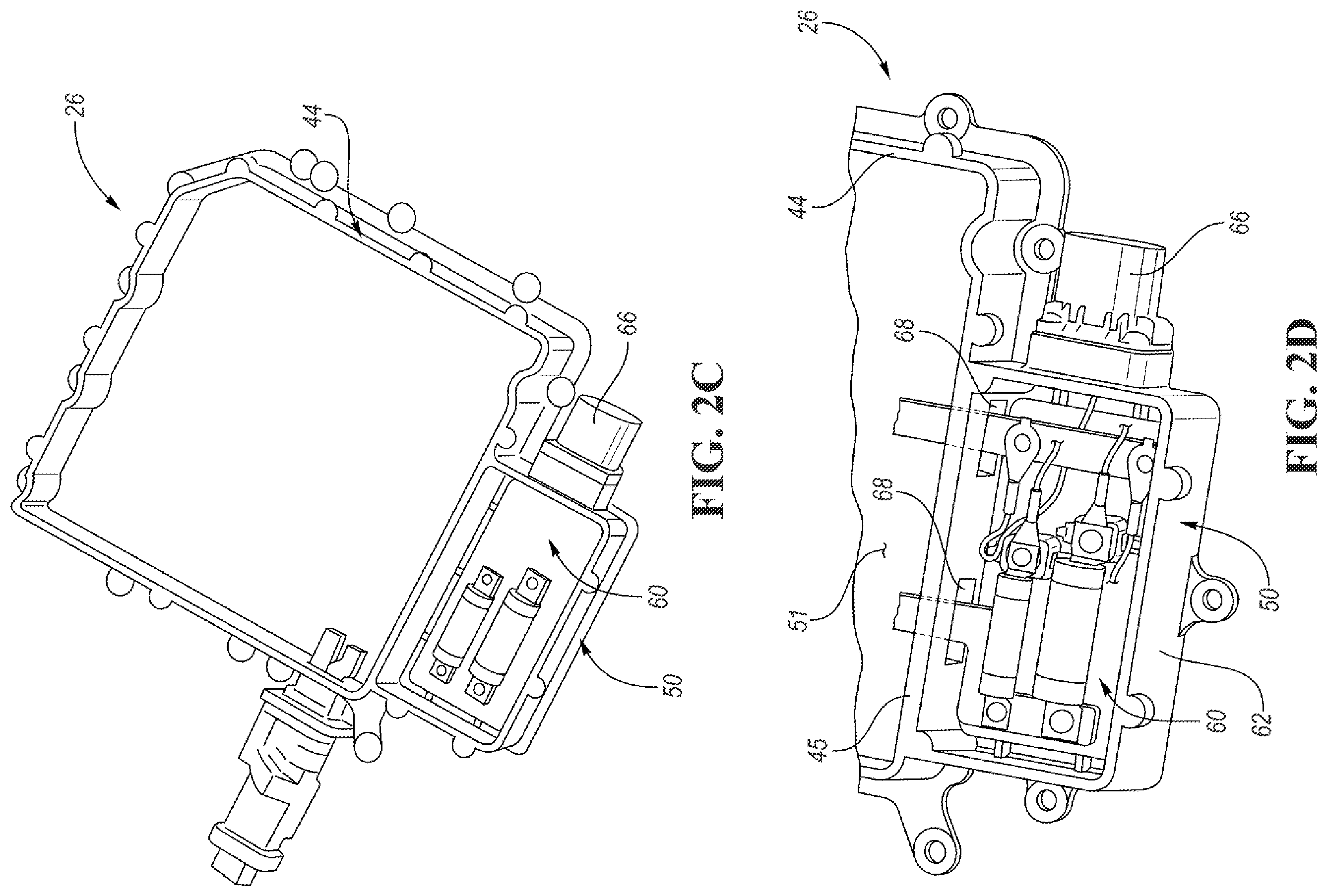 Patent US12157424 Figure 3 – Electrified vehicle traction powertrain module having externally integrated fuse box