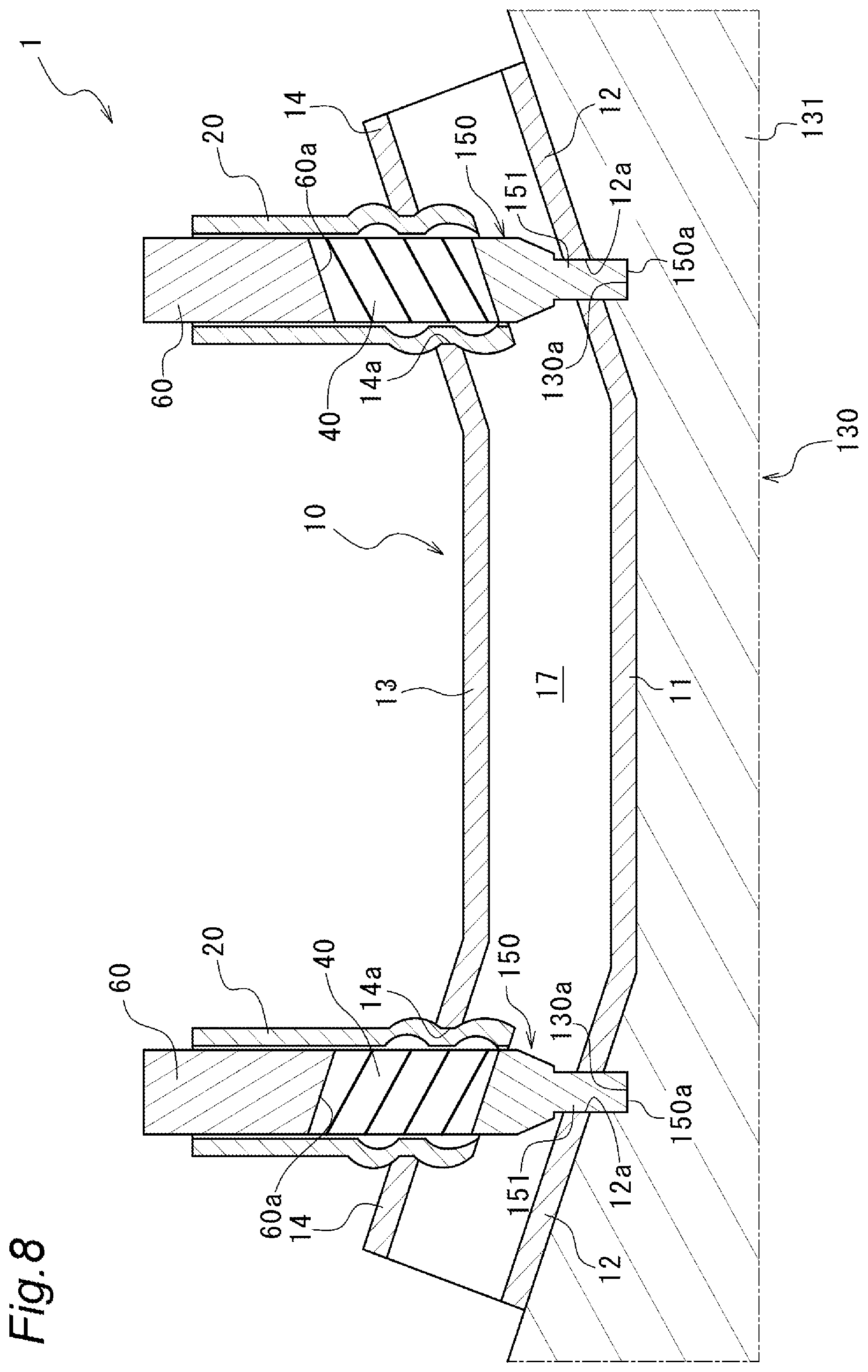 Patent US12157426 Figure 8 – Method for producing structure