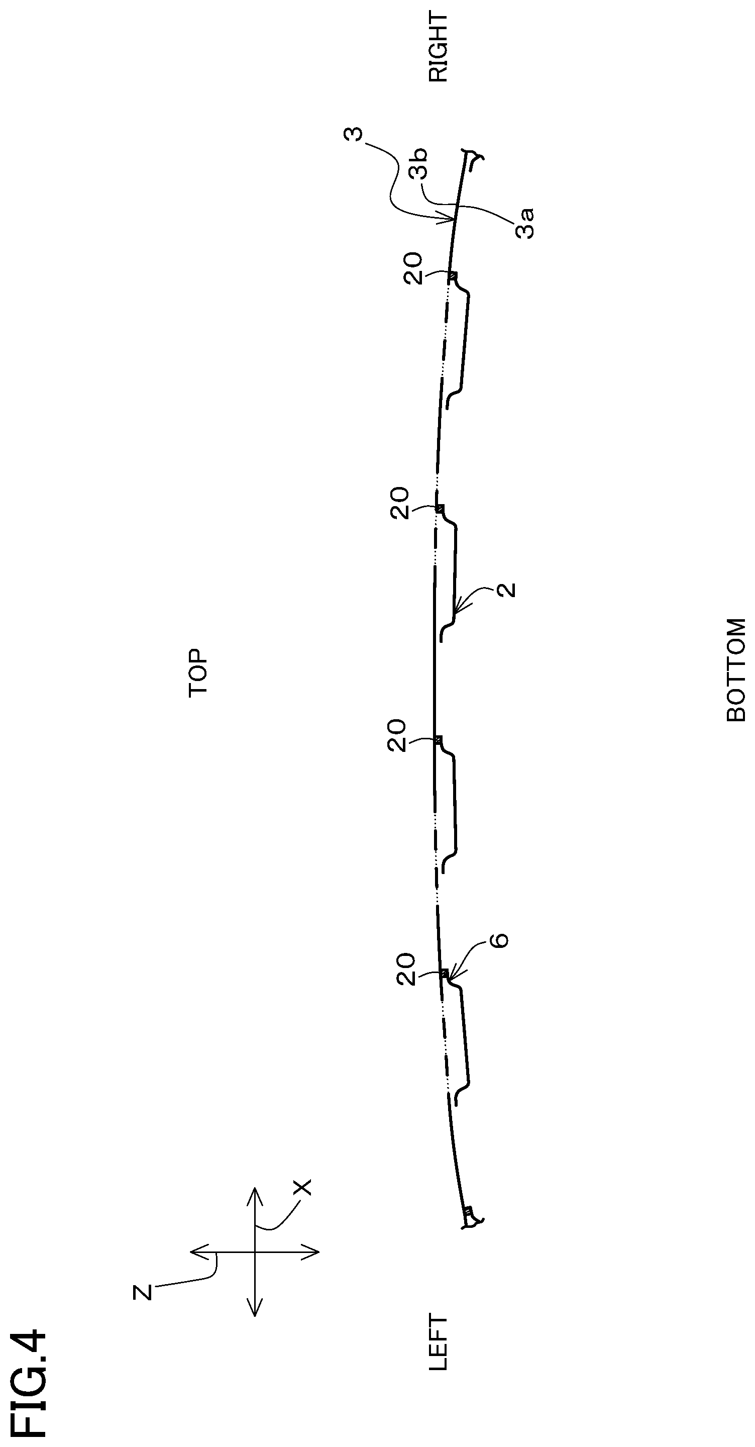 Patent US12157430 Figure 4 – Automobile hood