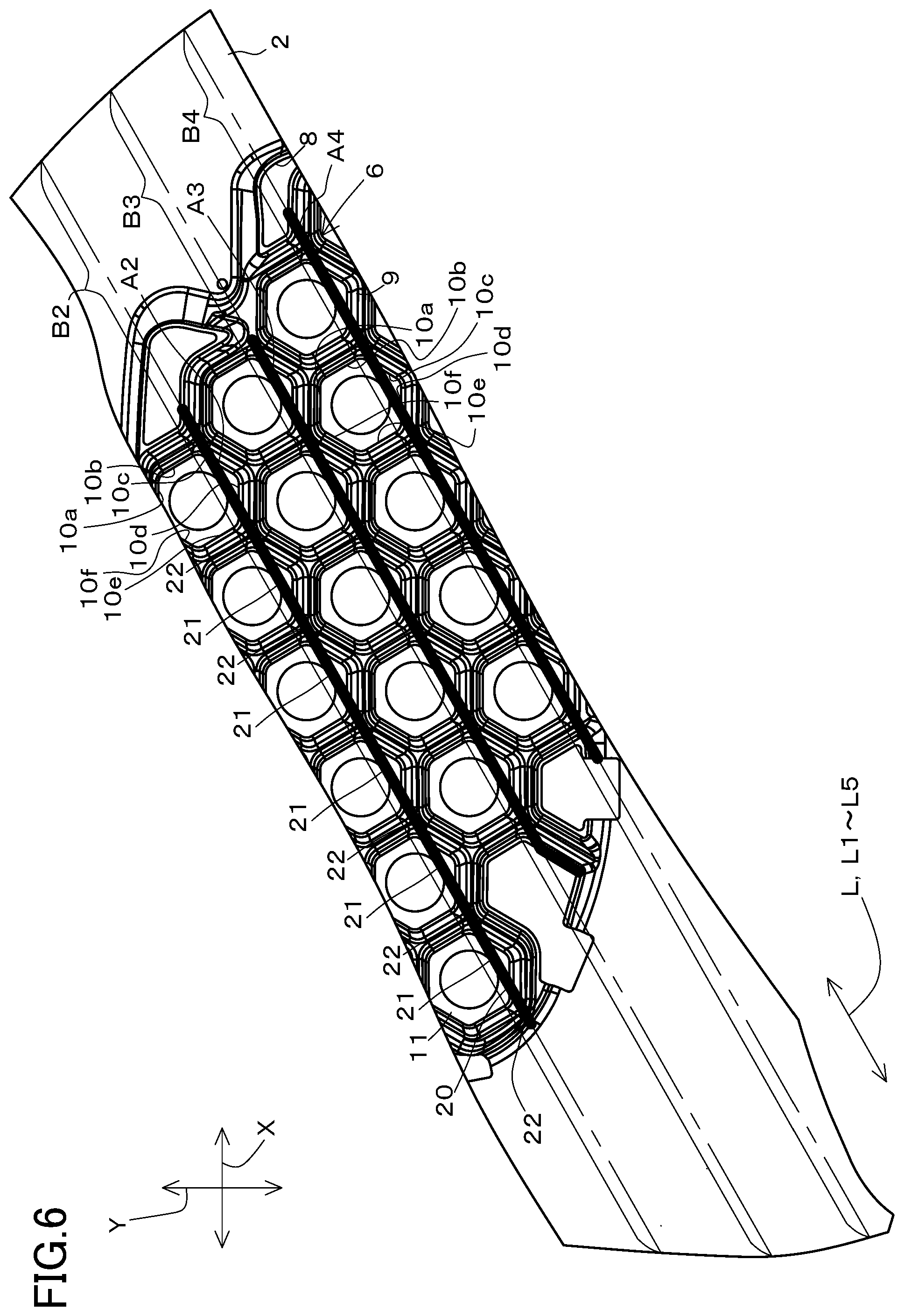 Patent US12157430 Figure 6 – Automobile hood