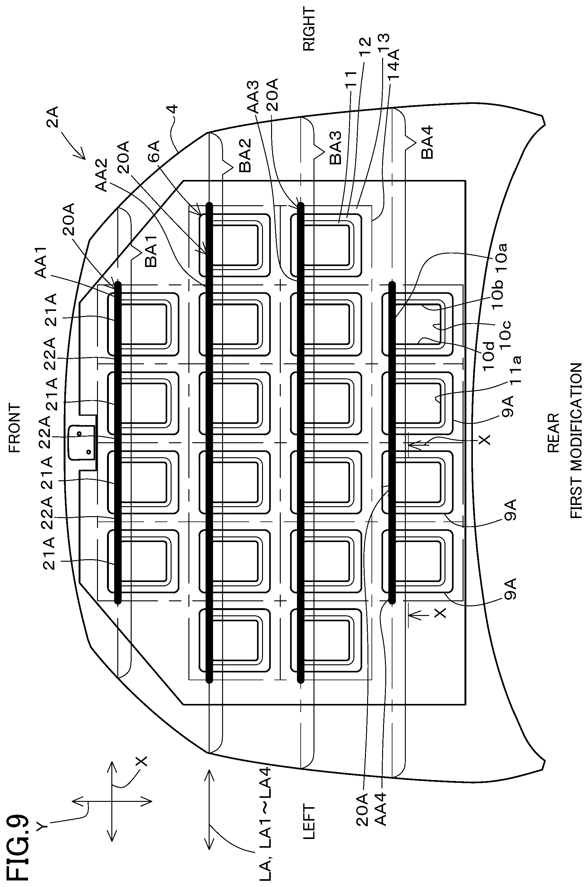 Patent US12157430 Figure 9 – Automobile hood
