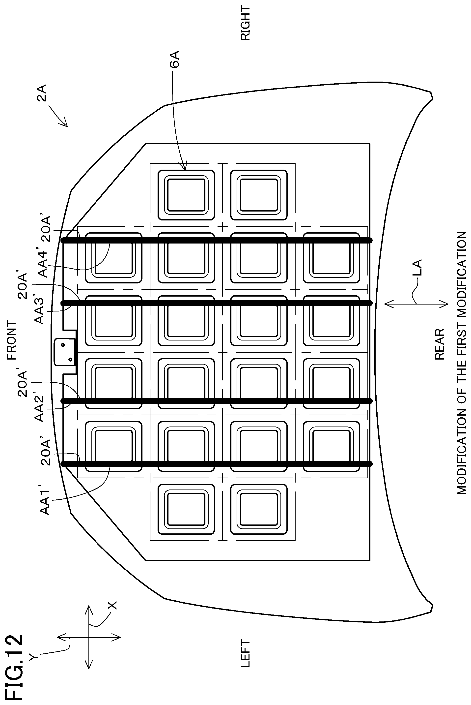 Patent US12157430 Figure 12 – Automobile hood