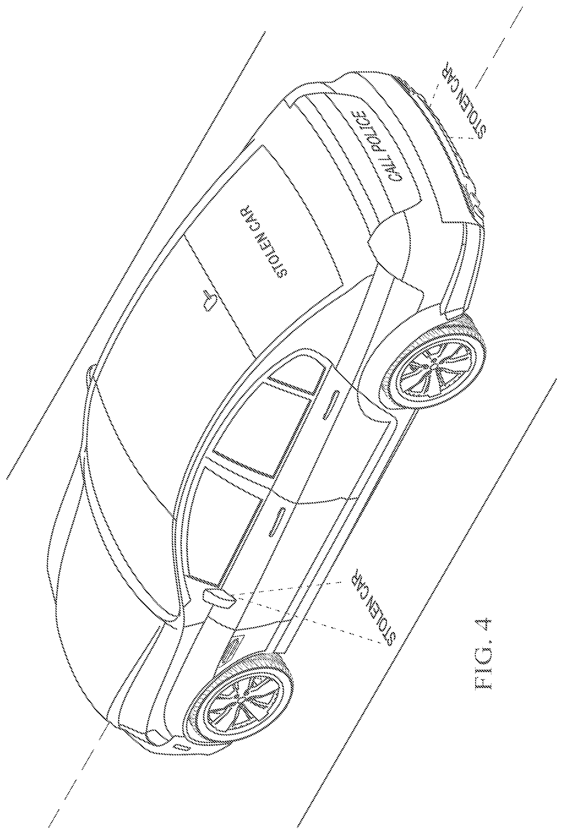 Patent US12157432 Figure 3 – Vehicle security device with primary alarm and display alarm