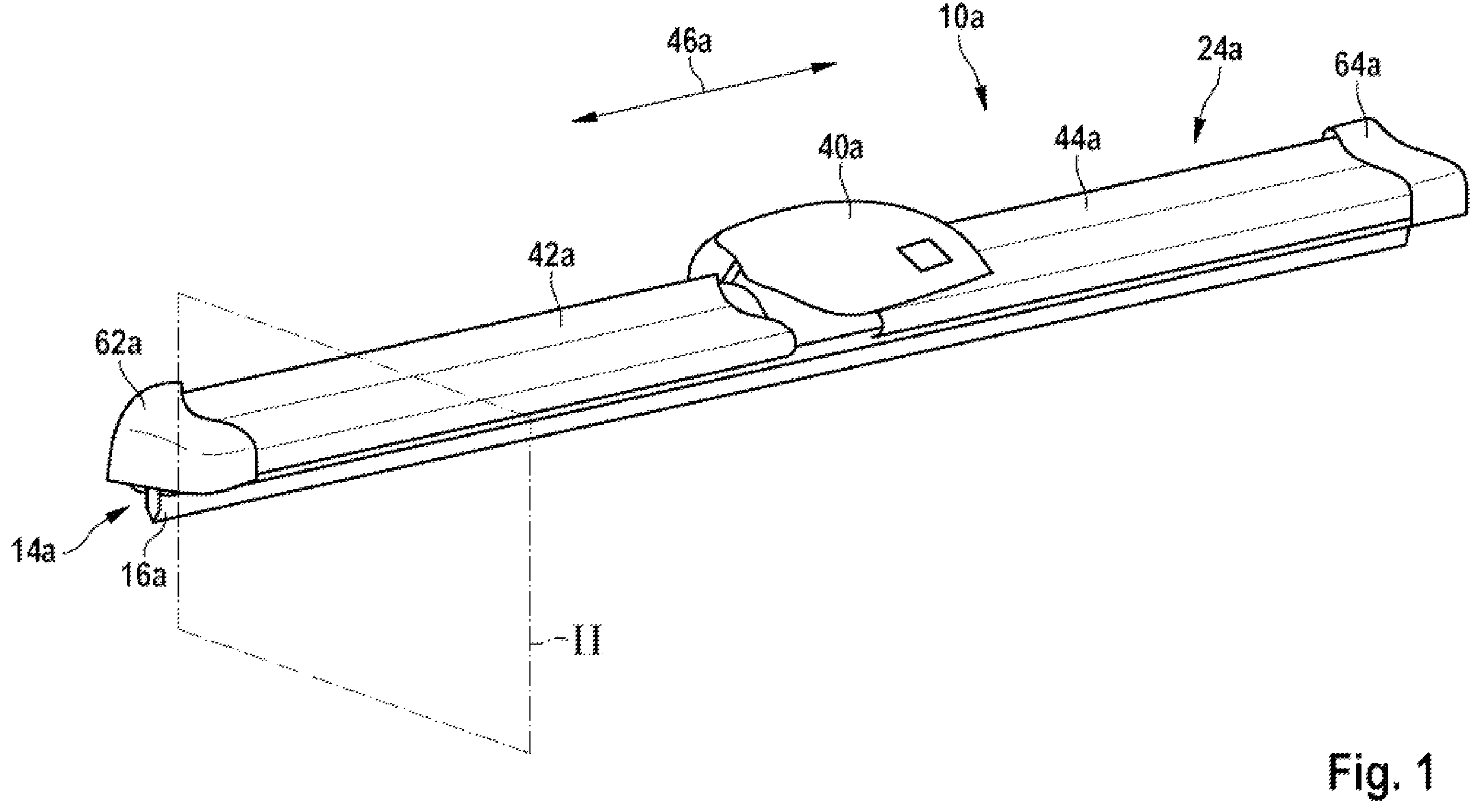 Patent US12157438 Figure 1 – Wiper blade apparatus