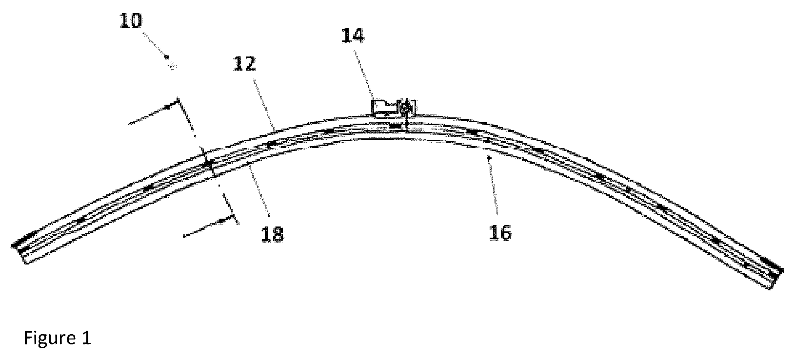 Patent US12157439 Figure 1 – Wiper blade, in particular for a motor vehicle