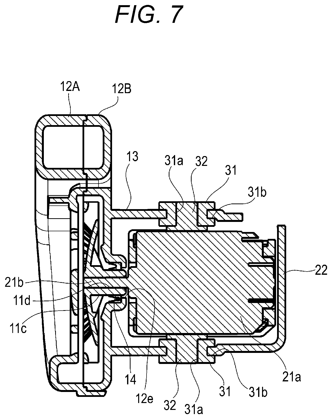 Patent US12157440 Figure 8 – Cleaner for vehicles, bracket for cleaners for vehicles, and cleaner unit for vehicles
