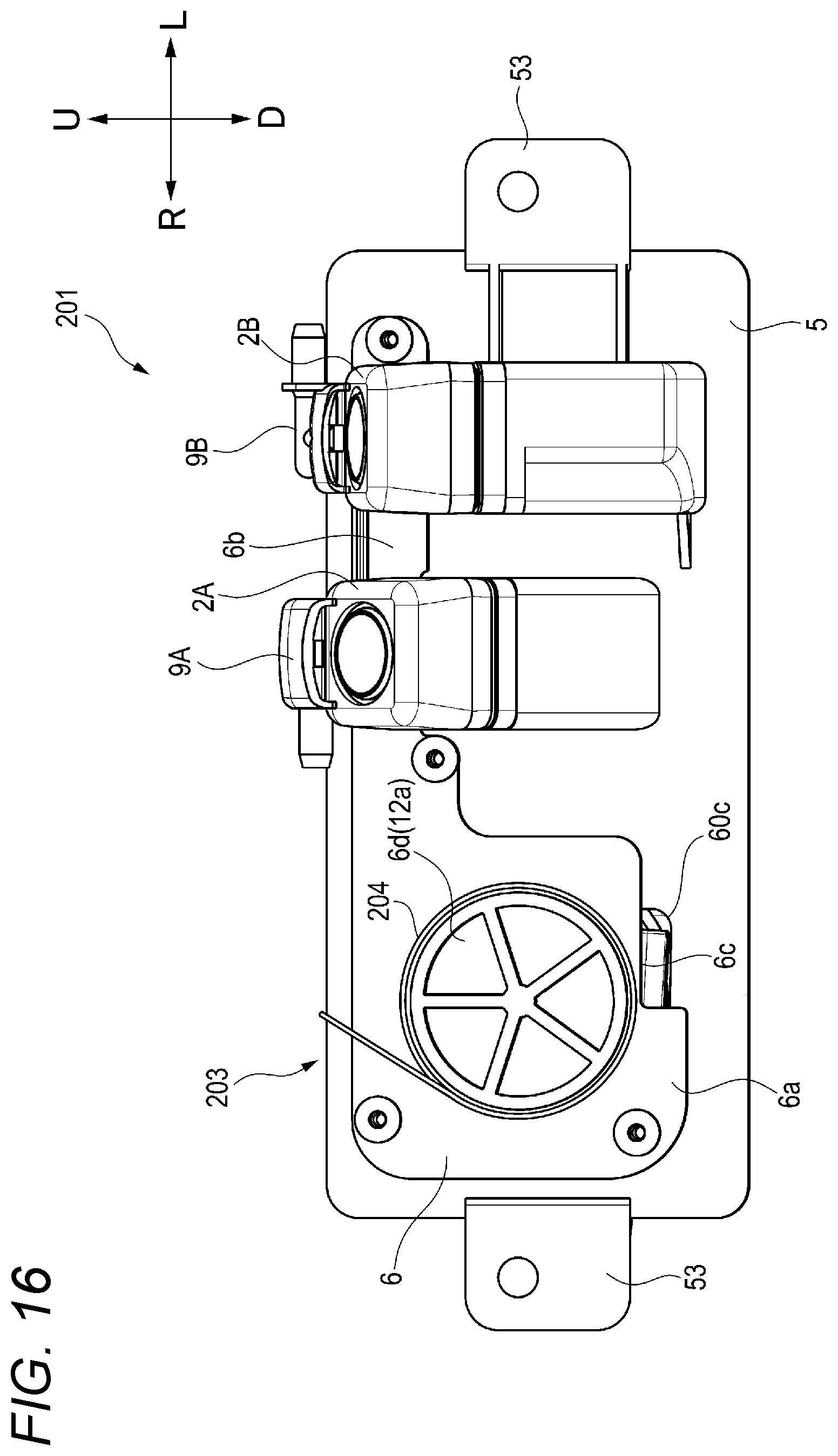 Patent US12157440 Figure 17 – Cleaner for vehicles, bracket for cleaners for vehicles, and cleaner unit for vehicles