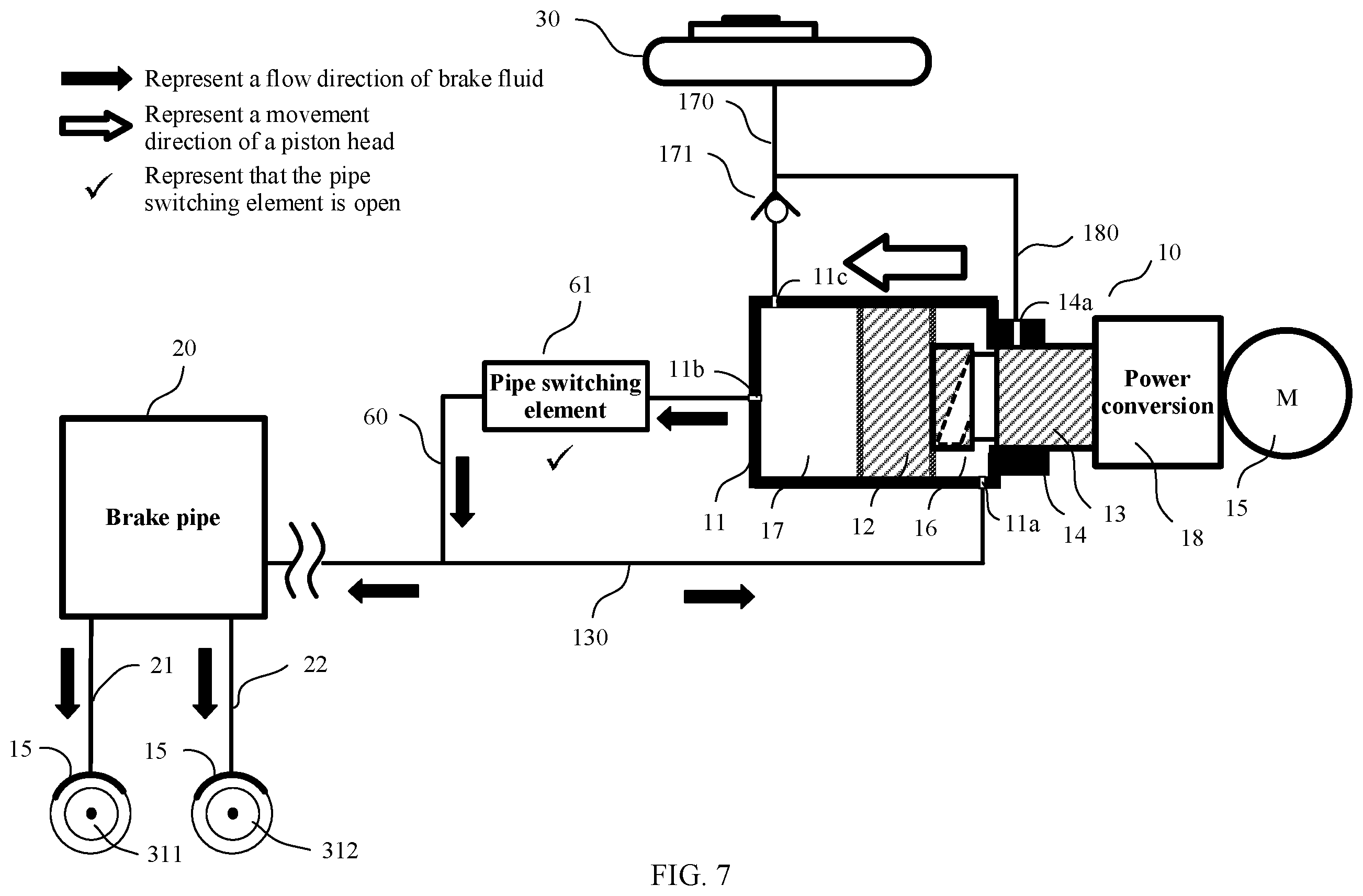 Patent US12157444 Figure 5 – Hydraulic adjustment apparatus, hydraulic adjustment system, brake system, and control method