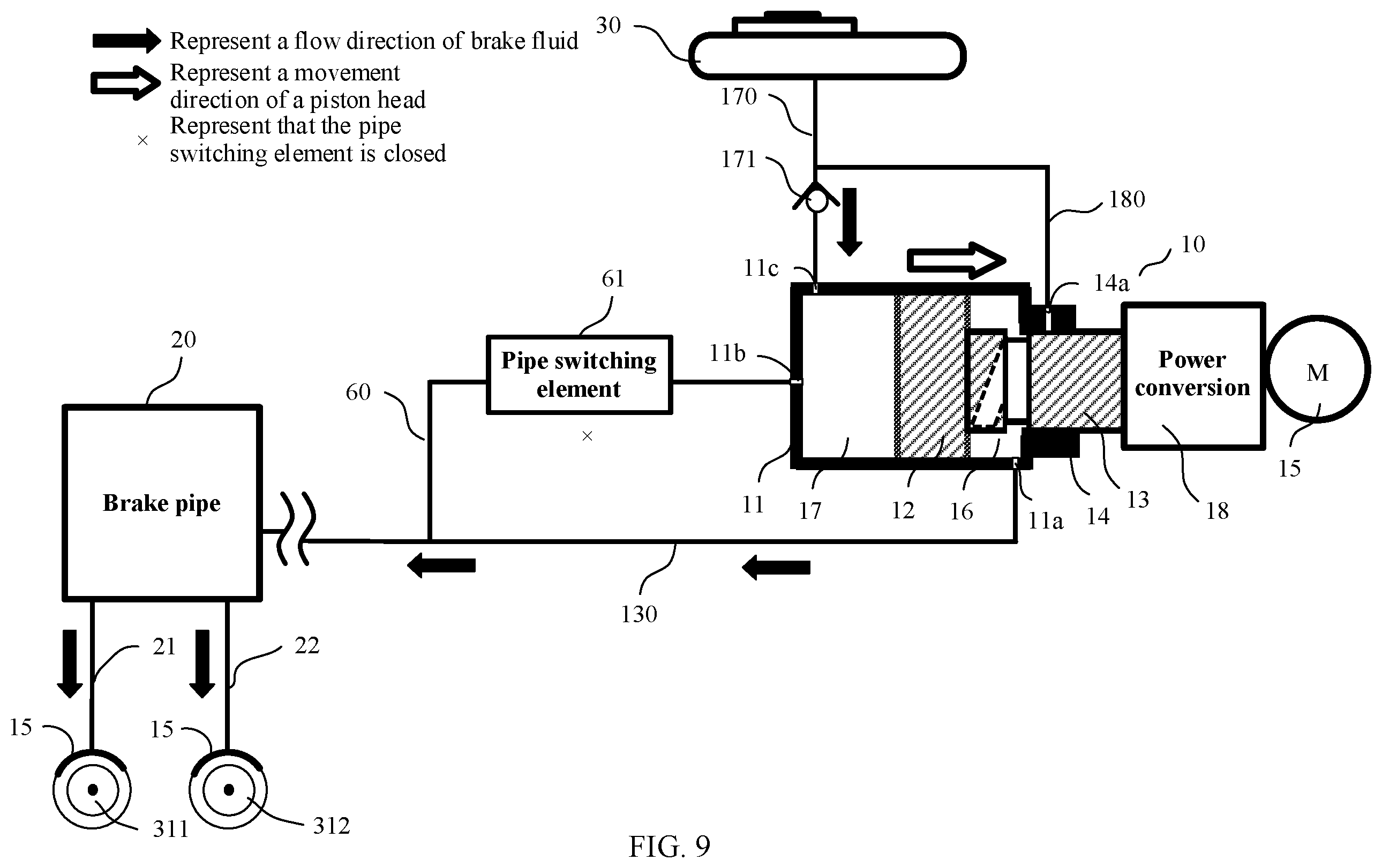 Patent US12157444 Figure 7 – Hydraulic adjustment apparatus, hydraulic adjustment system, brake system, and control method