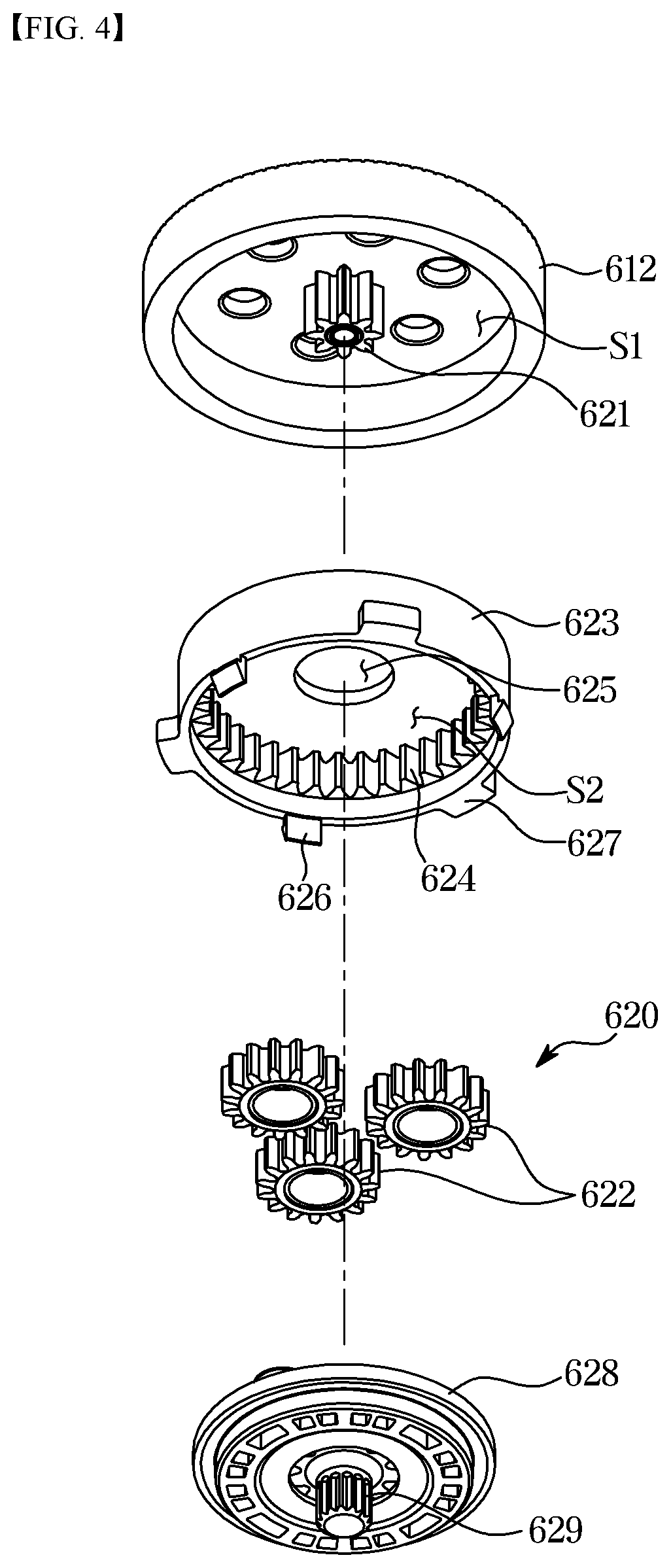 Patent US12157447 Figure 4 – Actuator for brake device
