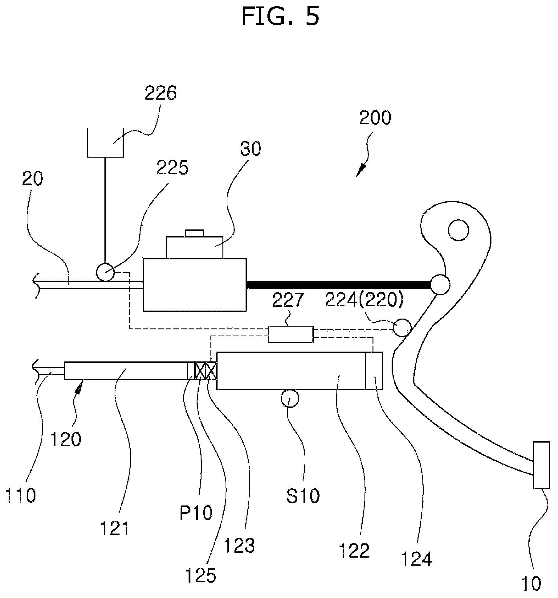 Patent US12157448 Figure 5 – Emergency braking device for automobile