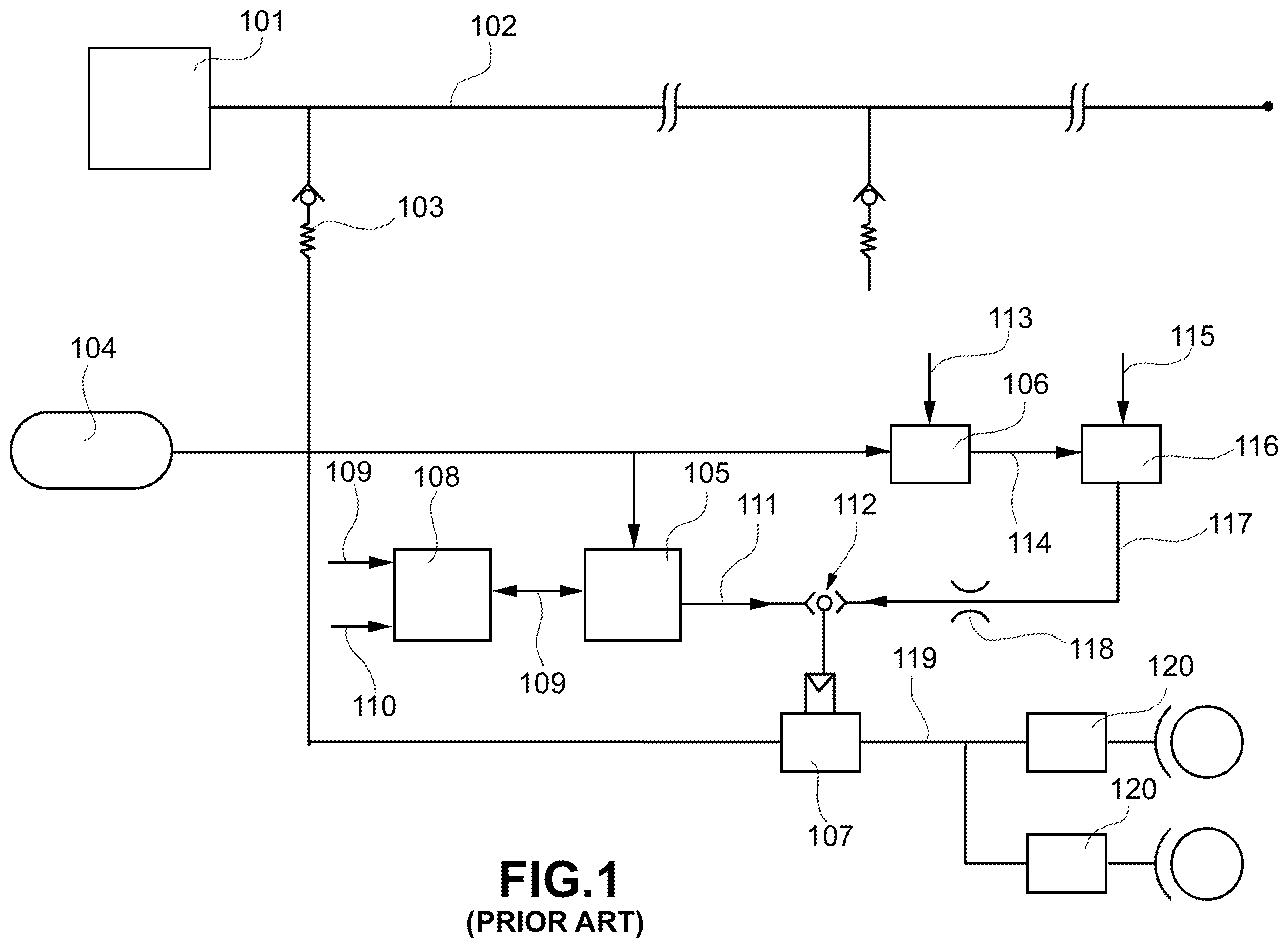 Patent US12157452 — Electromechanical service and emergency braking actuator for a railway vehicle and electromechanical braking system — Figure 1