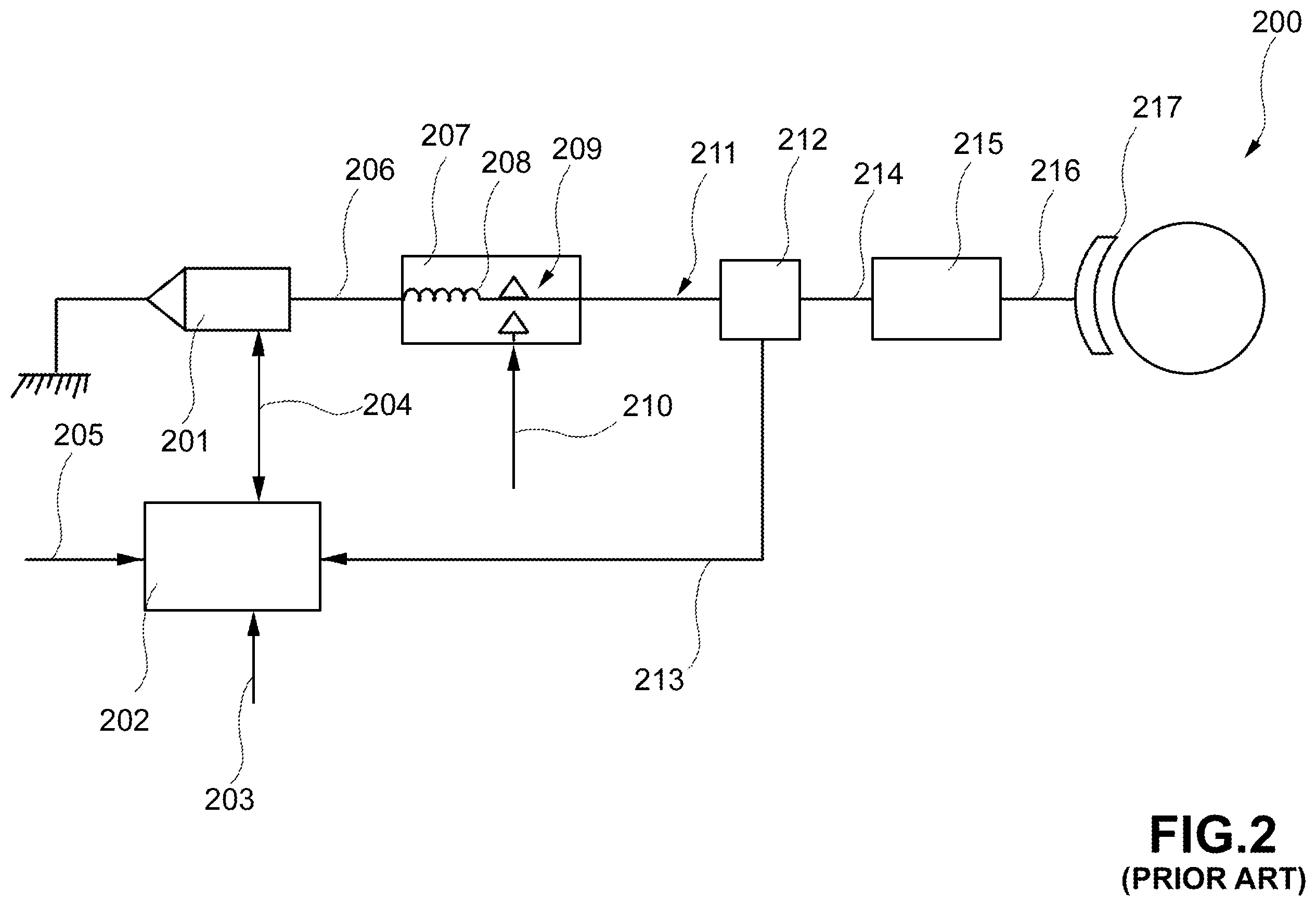 Patent US12157452 Figure 2 – Electromechanical service and emergency braking actuator for a railway vehicle and electromechanical braking system