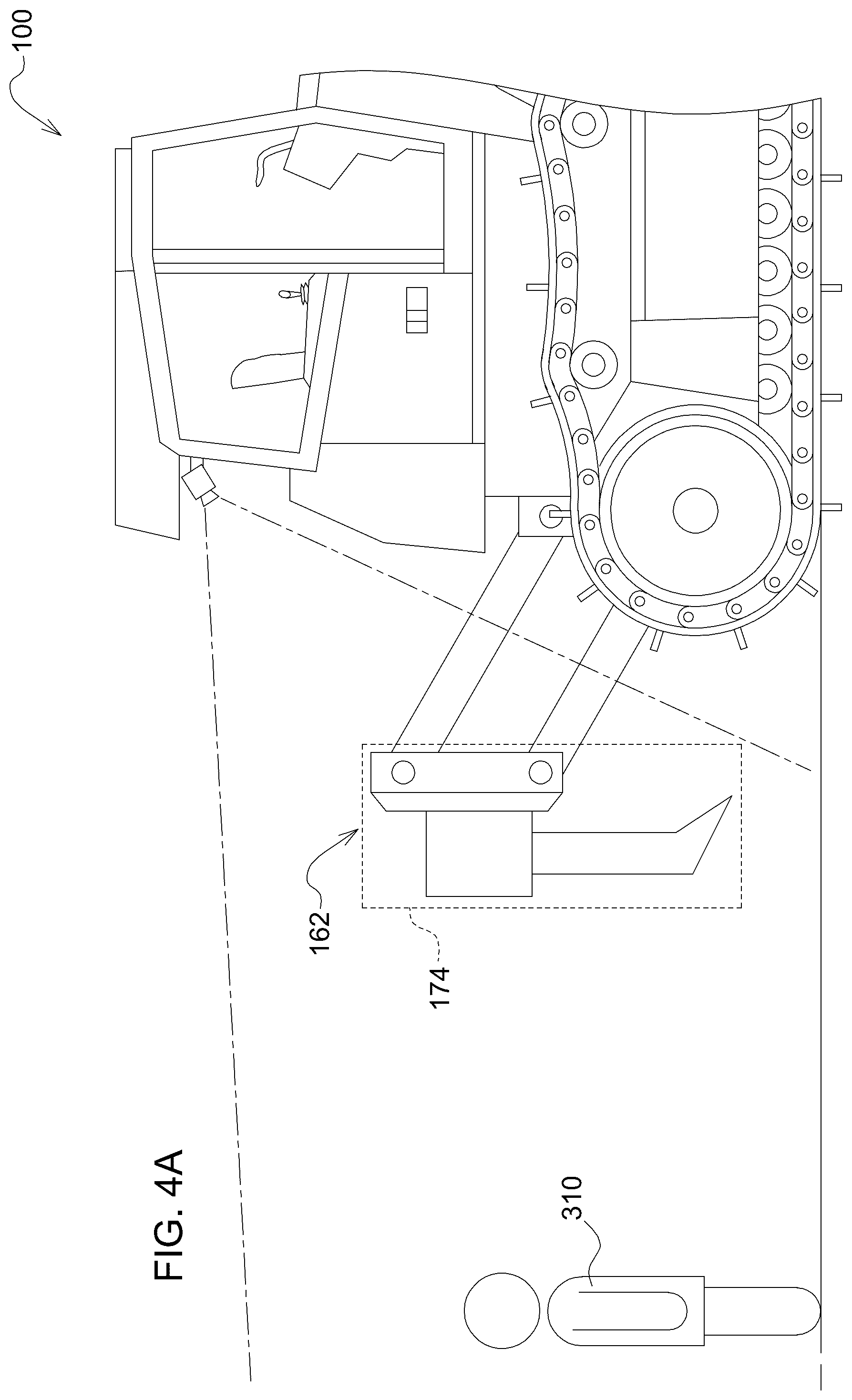 Patent US12157460 Figure 6 – Object detection system and method for a work machine using work implement masking
