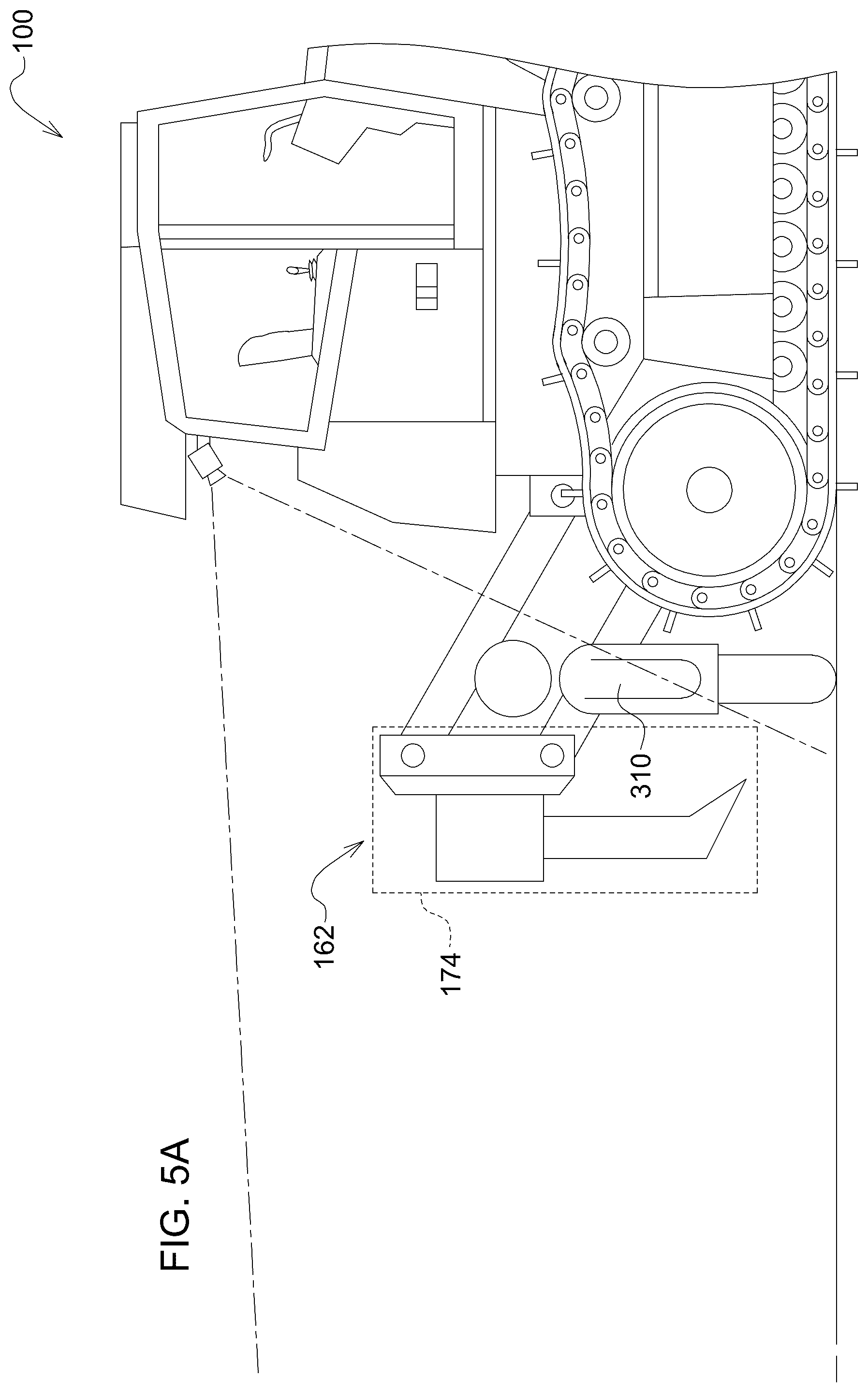 Patent US12157460 Figure 8 – Object detection system and method for a work machine using work implement masking