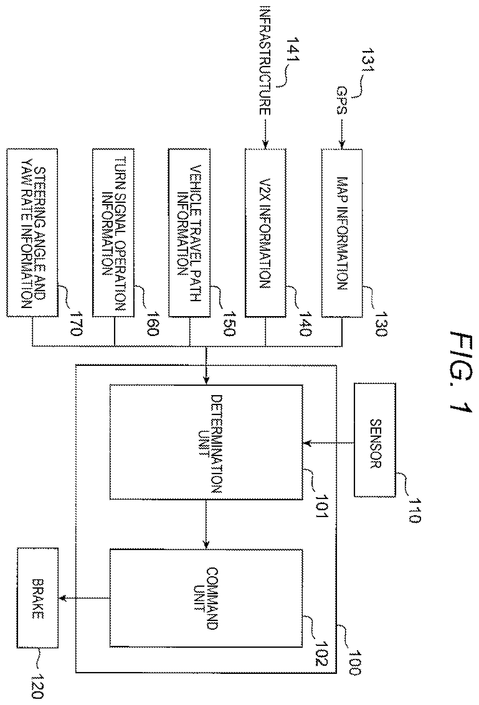 Patent US12157463 — Vehicle control device — Figure 1