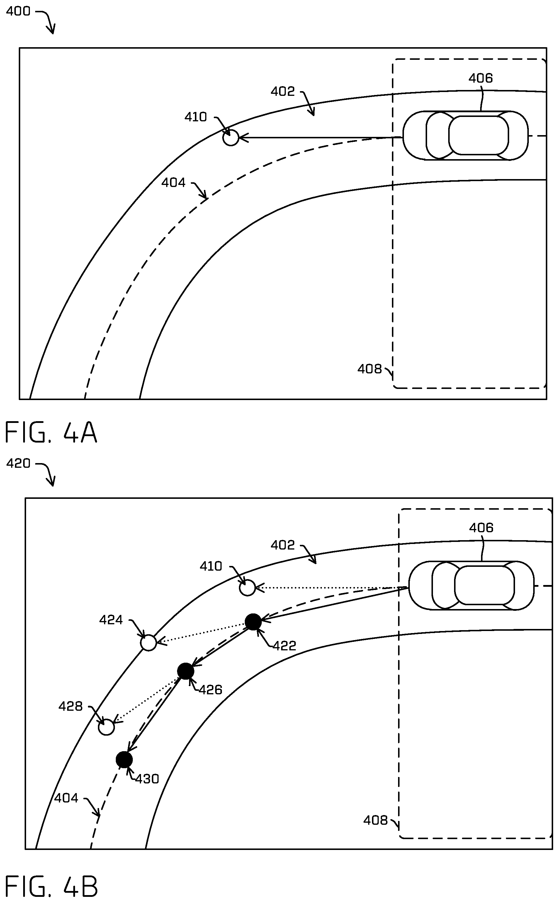Patent US12157465 Figure 4 – Boundary aware top-down prediction