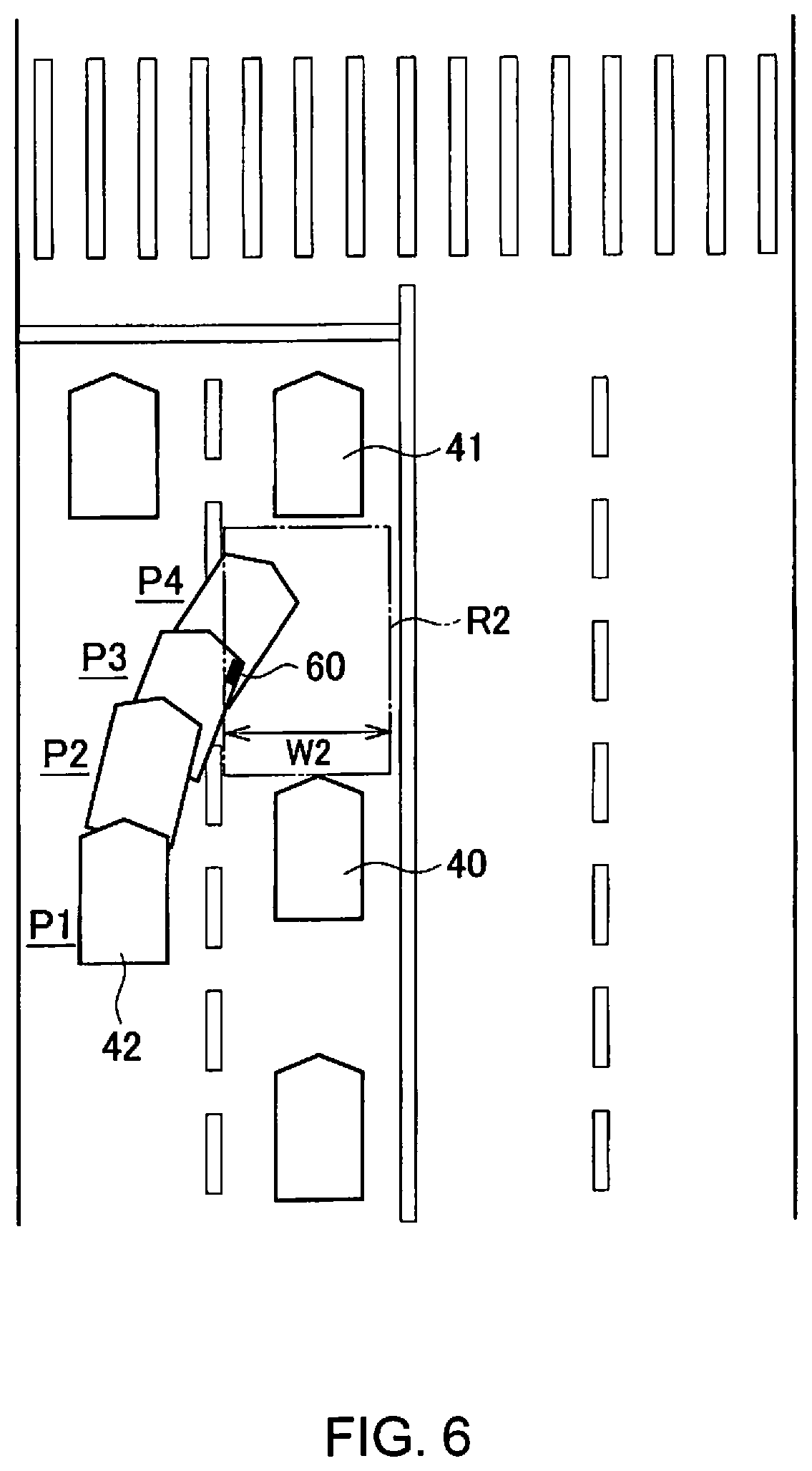 Patent US12157467 Figure 6 – Driving assist method and driving assist device for detecting cut-in vehicle when host vehicle is stopped