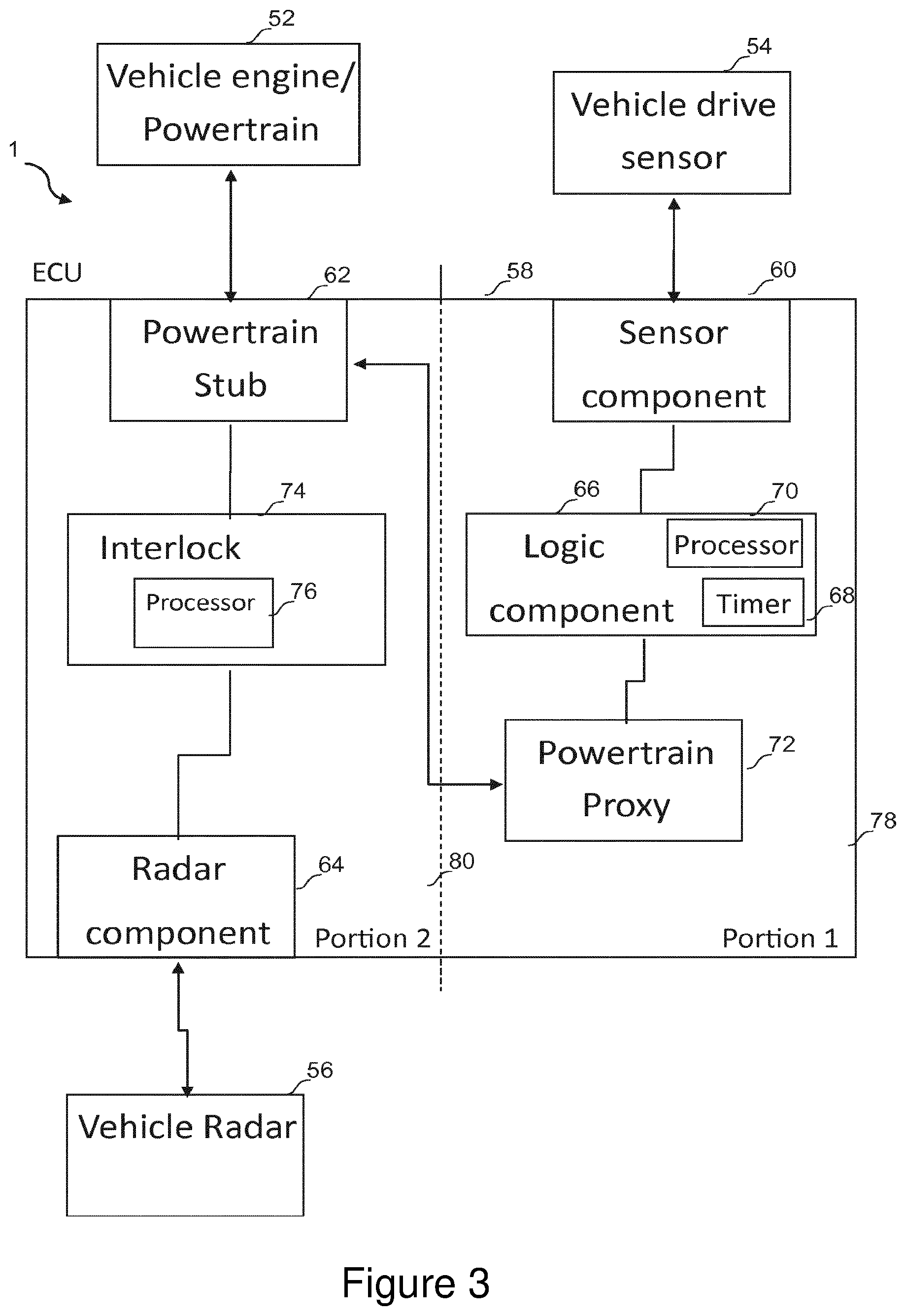 Patent US12157476 Figure 3 – Software interlock